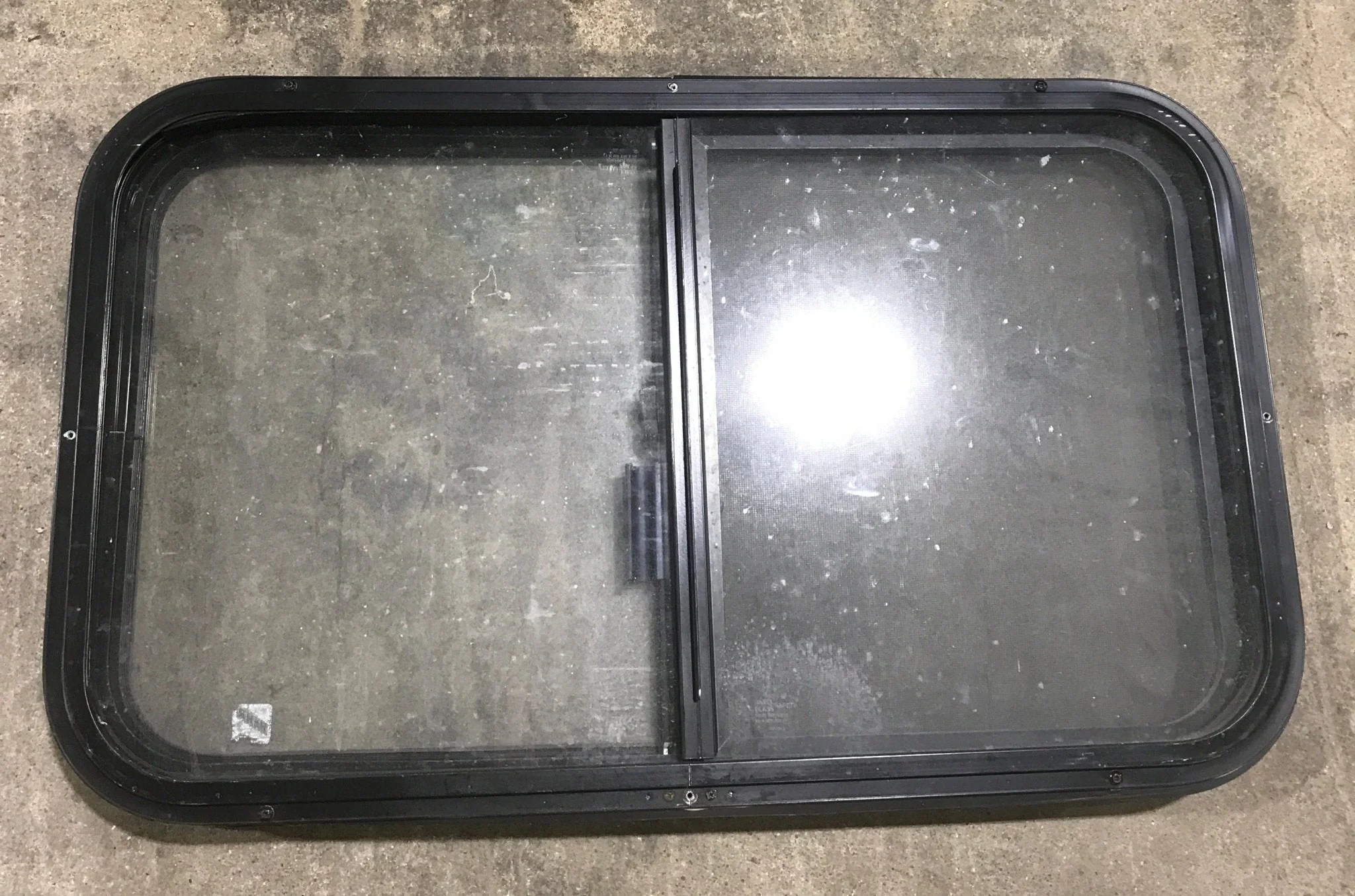 Used Black Radius Opening Window : 30 3/4" W X 18 1/2" H X 2" D - Image 6