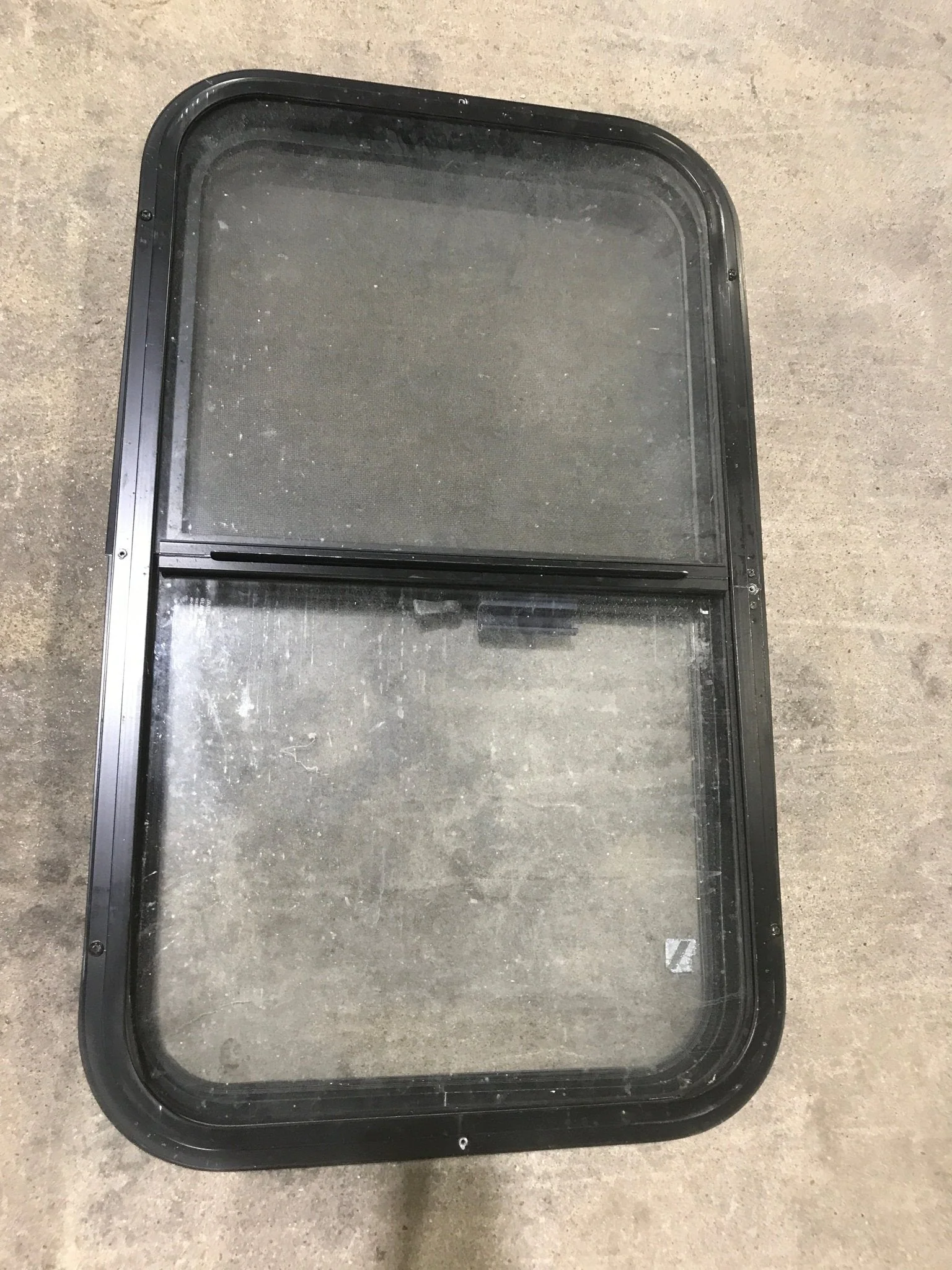 Used Black Radius Opening Window : 30 3/4" W X 18 1/2" H X 2" D - Image 8