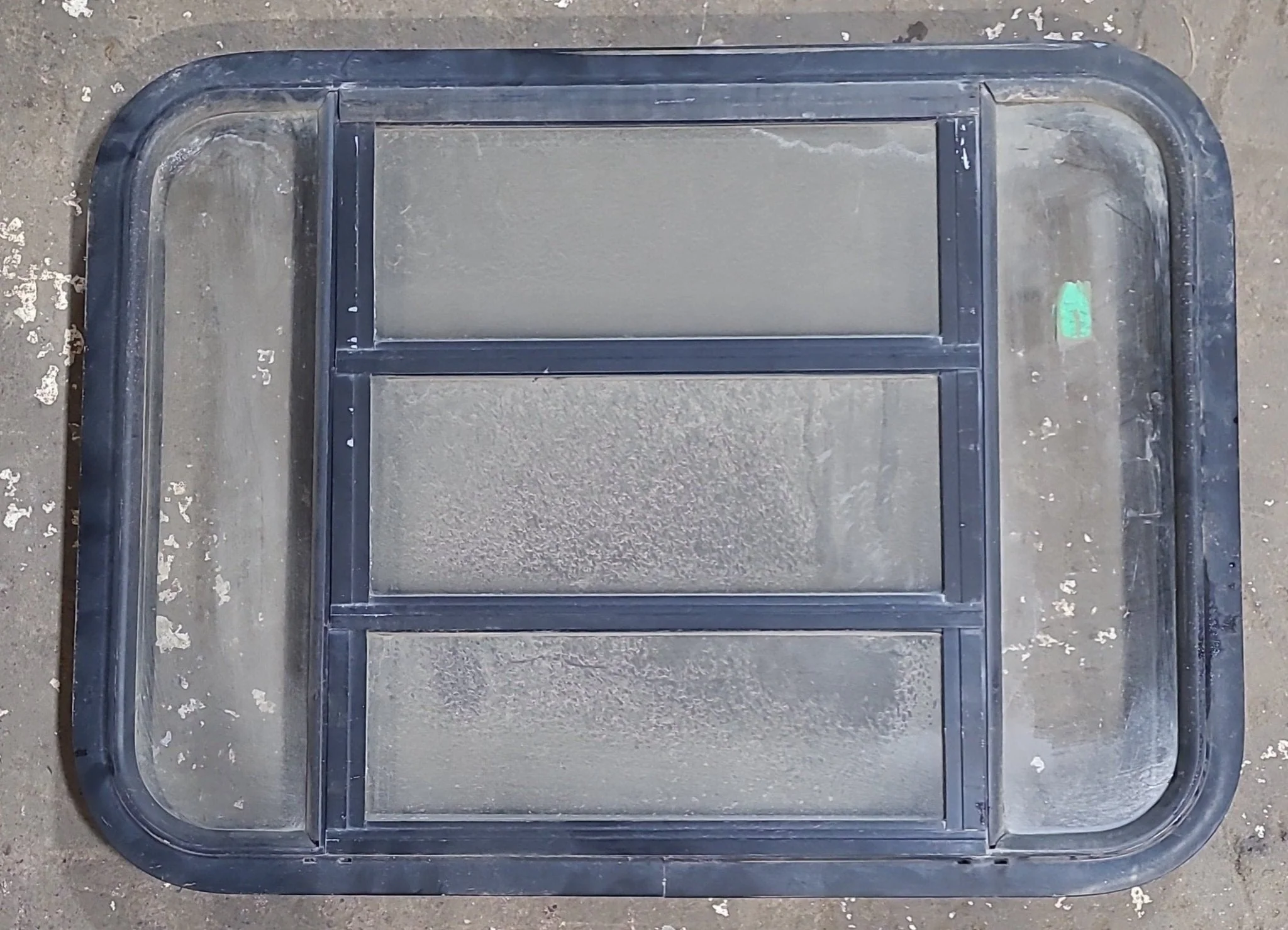 Used Black Radius Opening Window : 29 3/8" x 21 1/2 x 2" D
