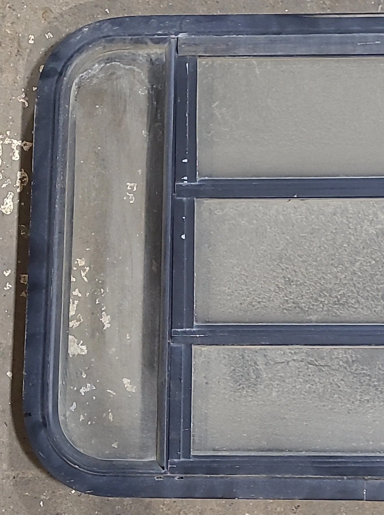 Used Black Radius Opening Window : 29 3/8" x 21 1/2 x 2" D - Image 2