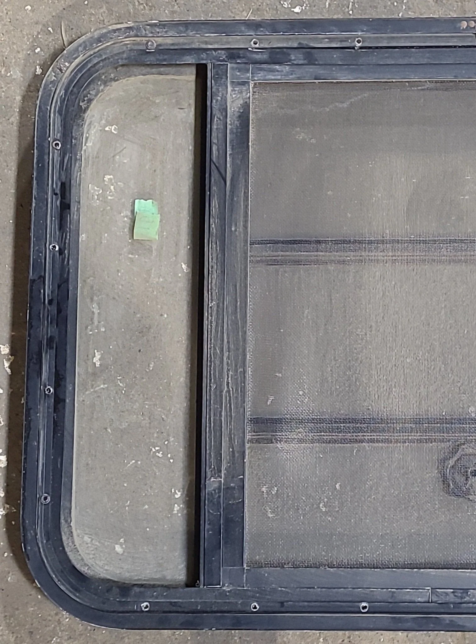Used Black Radius Opening Window : 29 3/8" x 21 1/2 x 2" D - Image 5