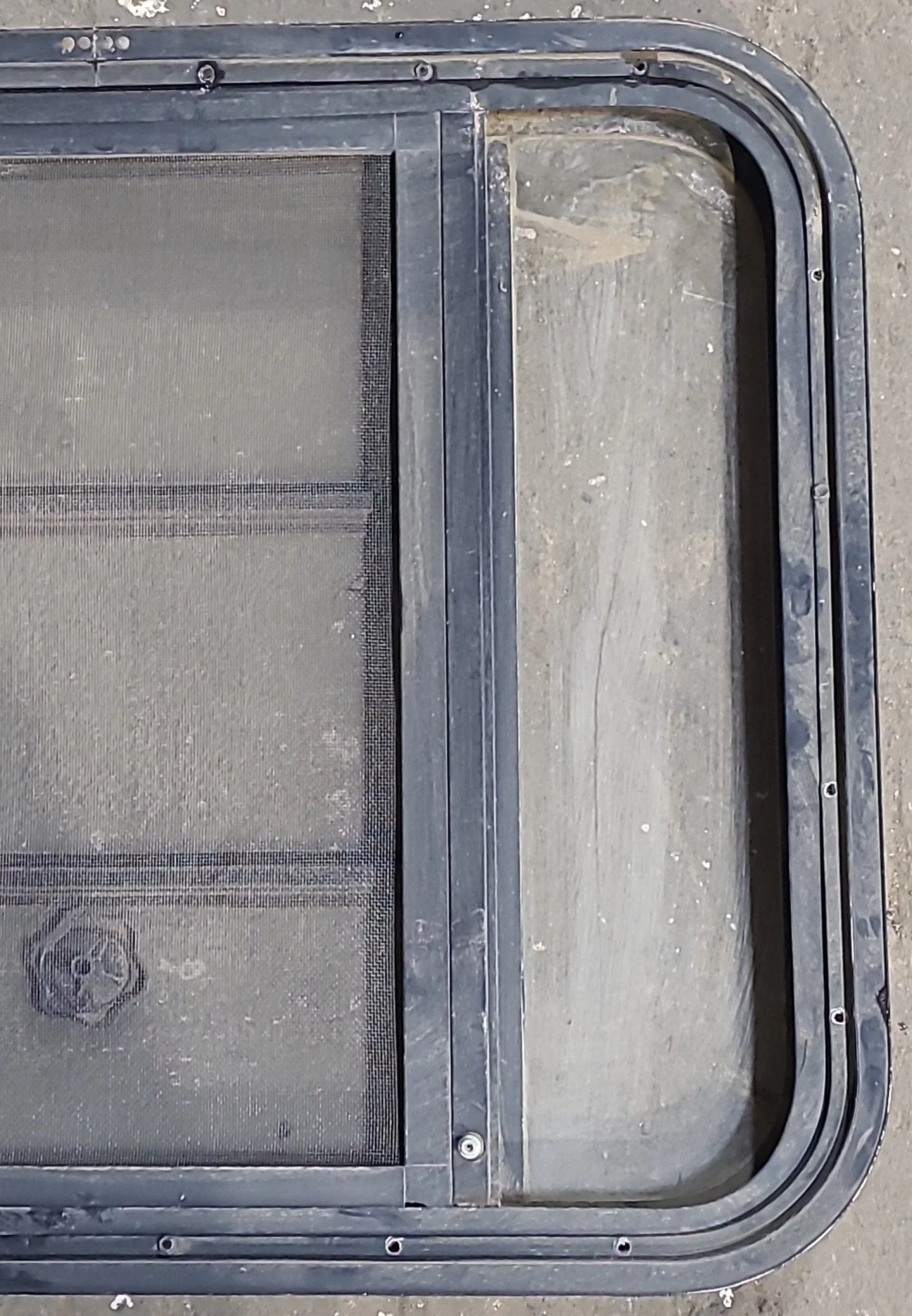 Used Black Radius Opening Window : 29 3/8" x 21 1/2 x 2" D - Image 6
