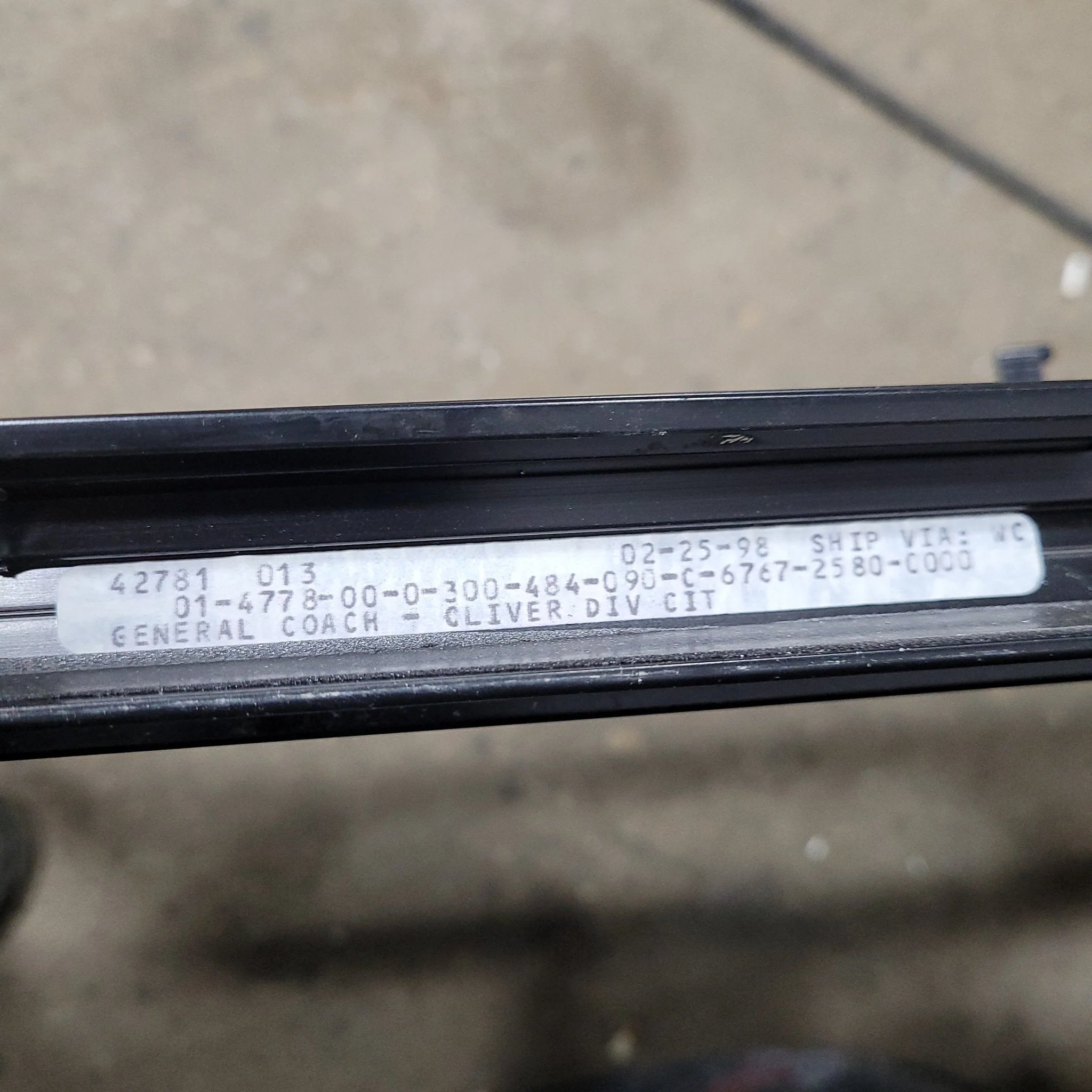 Used Black Radius Opening Window : 30 X 48 1/4 X 2" D - Image 2