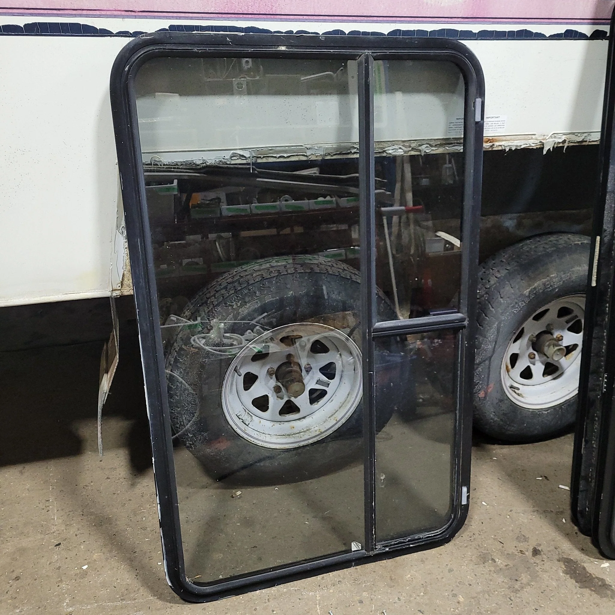 Used Black Radius Opening Window : 30 X 48 1/4 X 2" D - Image 5