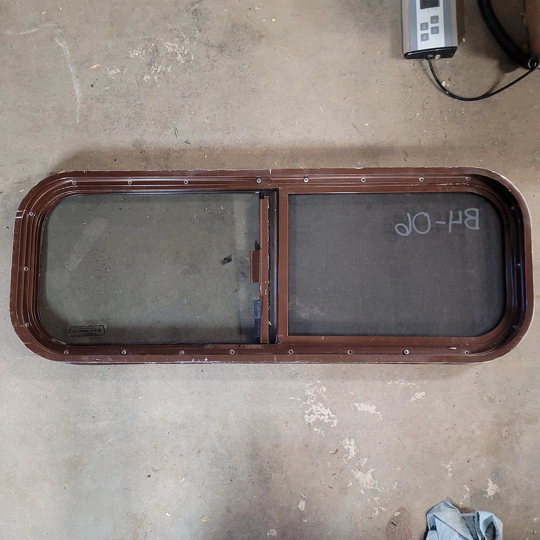 Used Brown Radius Opening Window : 33 1/2 X 11 3/4 X 2" D - Image 2