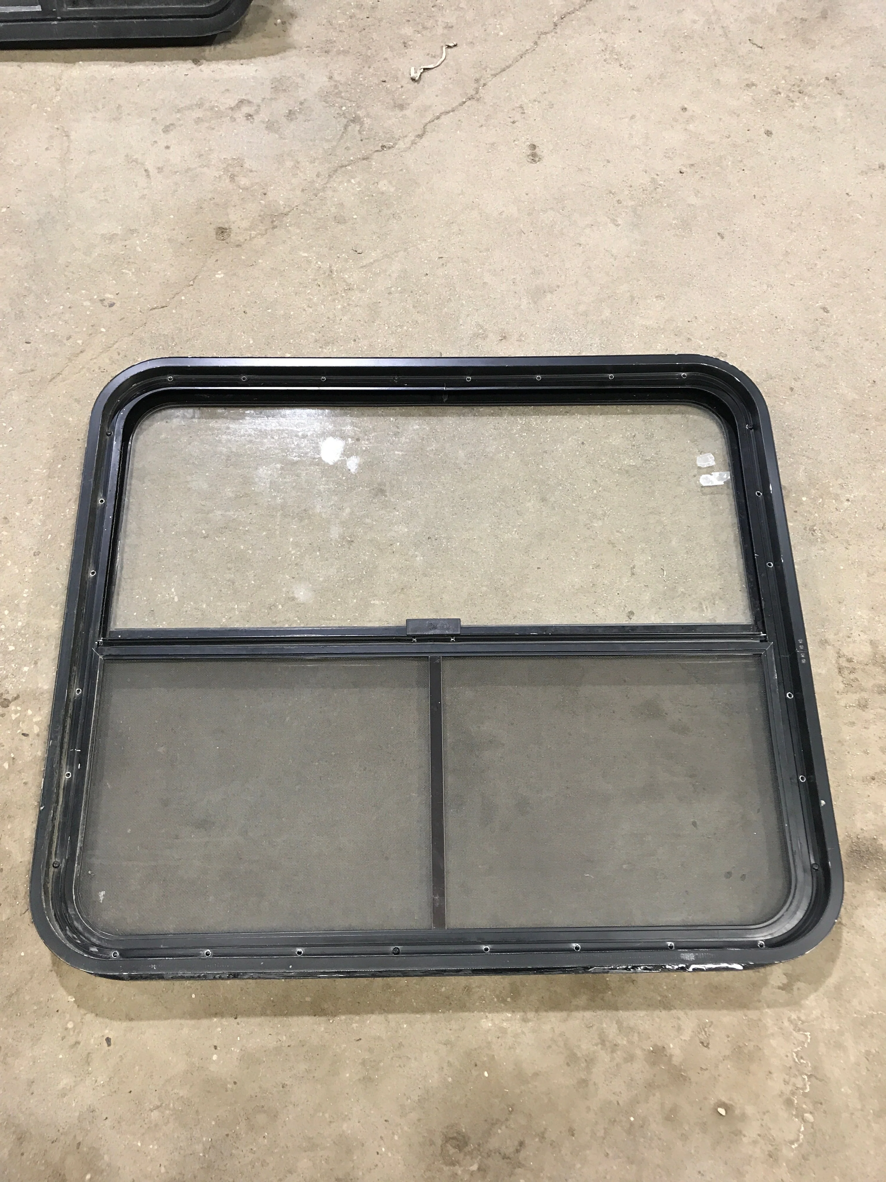 Used Black Radius Opening Window : 34 1/2" W x 29 1/2" H x 1 7/8" D - Image 5