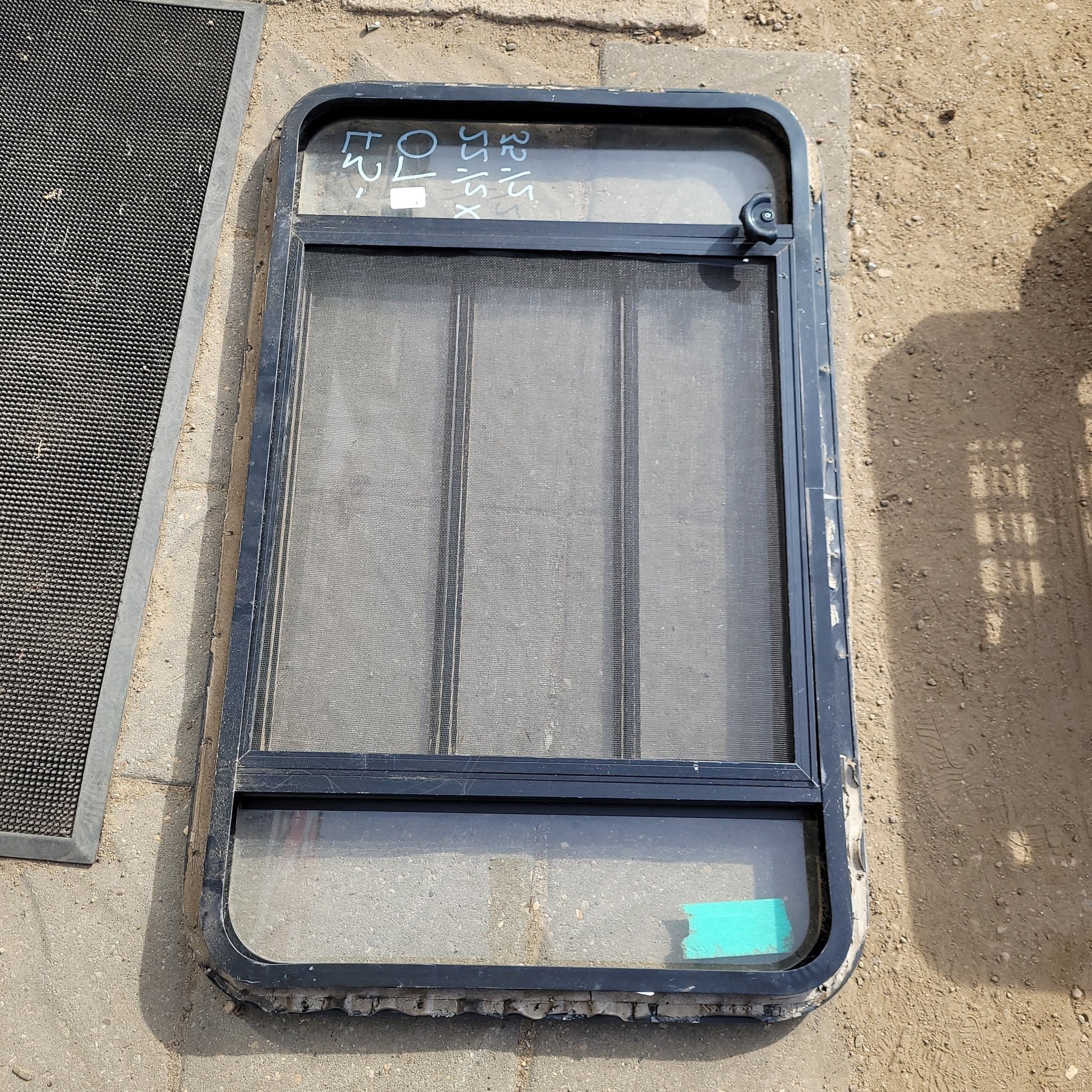 Used Black Radius Opening Window : 35 1/2 X 22 1/2 X 2" D - Image 2