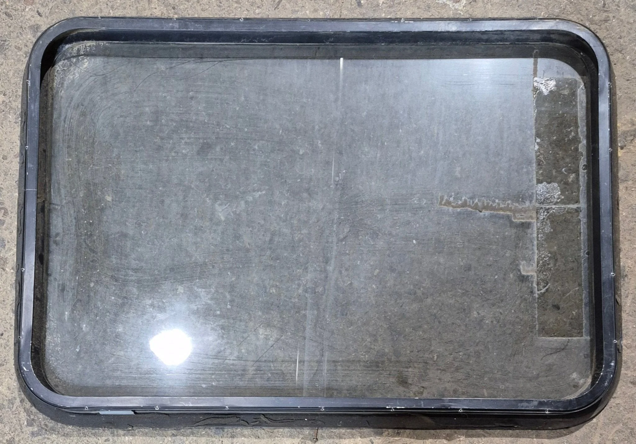 Used Black Radius Non-Opening Window : 34 1/4 x 23 1/4 x 1 1/2" D - Image 5