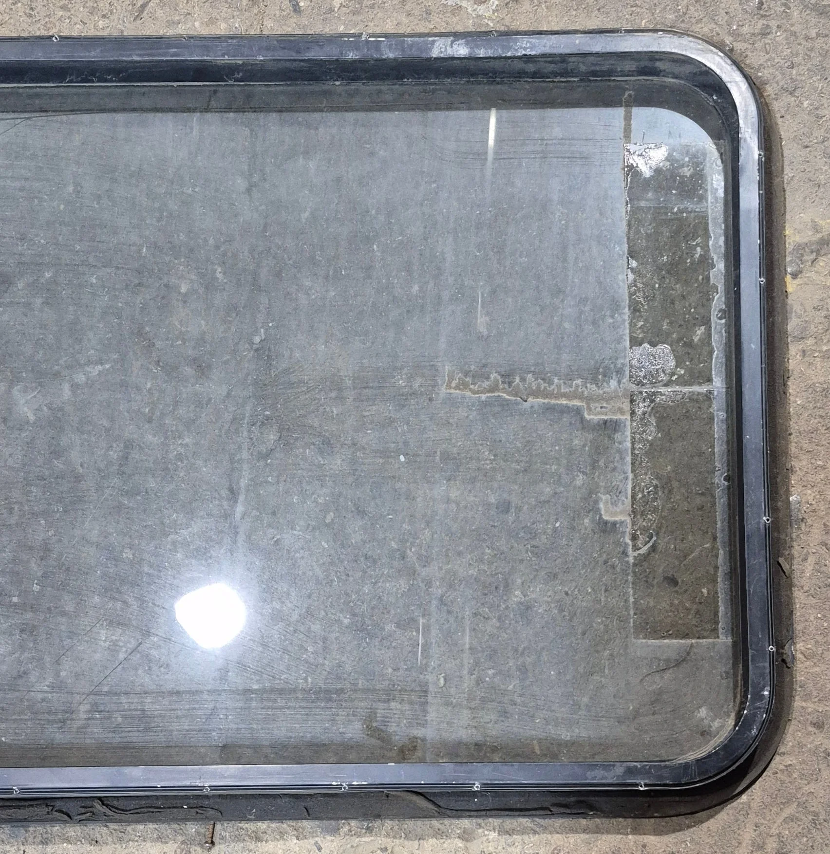 Used Black Radius Non-Opening Window : 34 1/4 x 23 1/4 x 1 1/2" D - Image 7