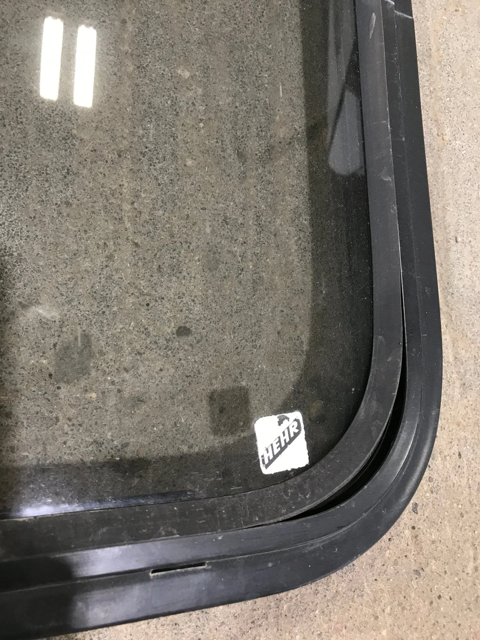 Used Black Radius Opening Window : 36 1/2" W x 22" H x 1 7/8" - Image 4