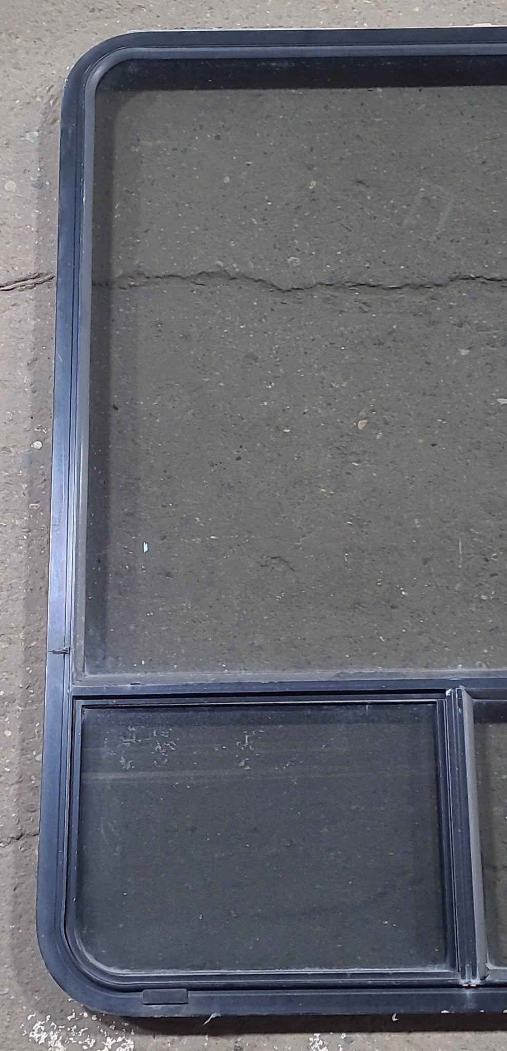 Used Black Radius Opening Window : 36 1/4" W x 48" H x 1 7/8" D - Image 2
