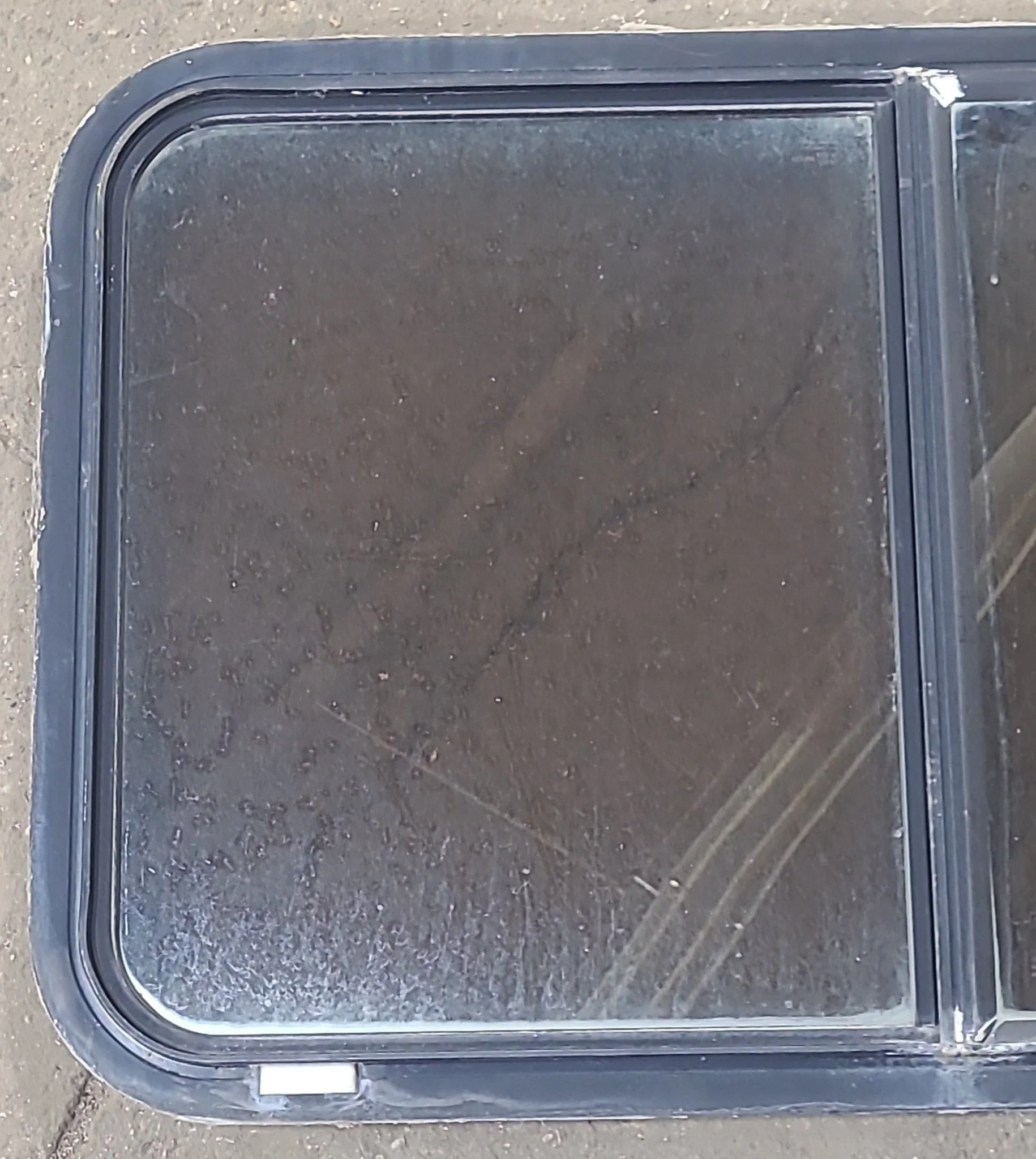 Used Black Radius Opening Window : 36 3/4" W x 21 3/4" H x 1 7/8" D - Image 2
