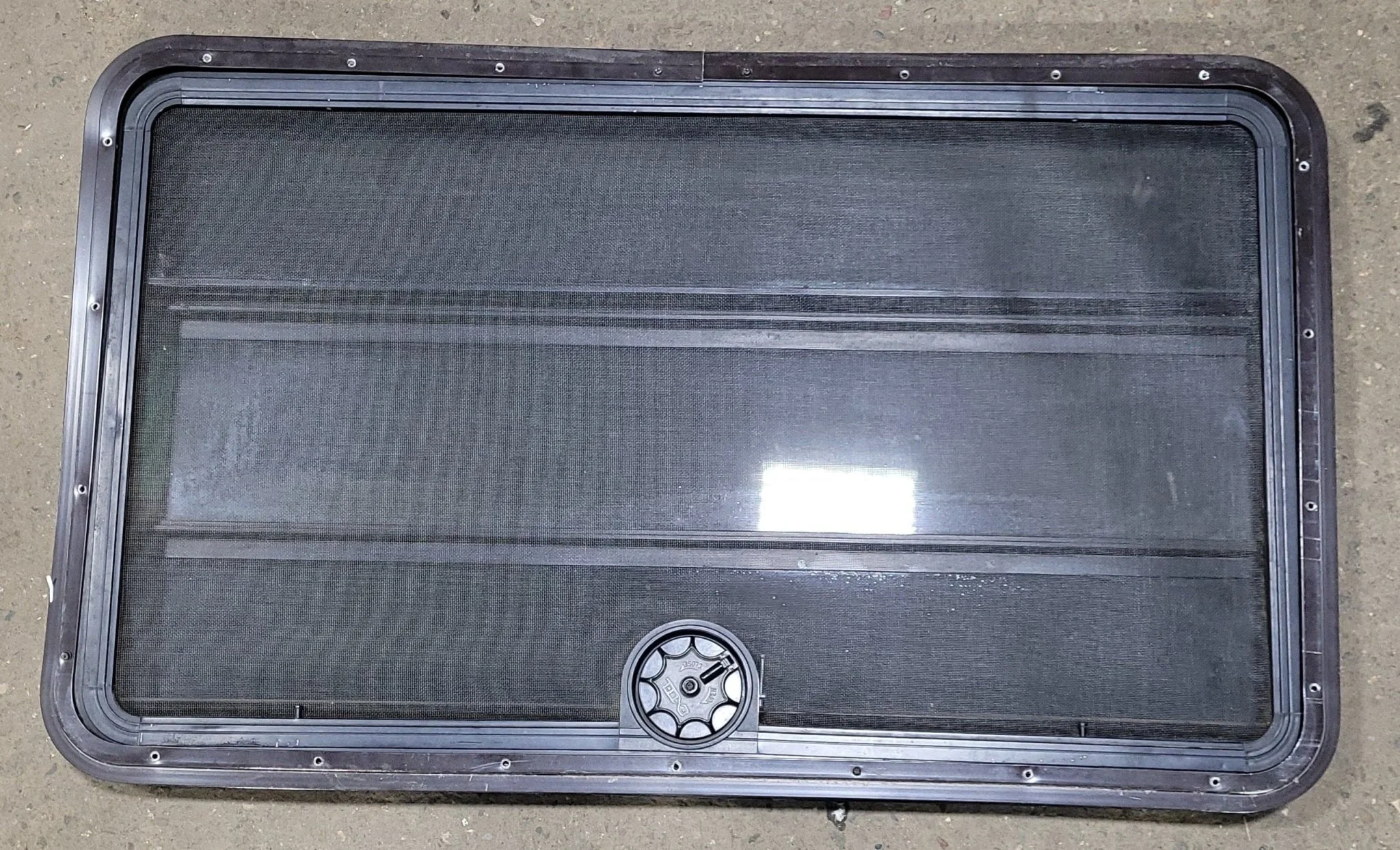 Used Black Radius Opening Window : 40 3/8" W X 25 5/8" H X 2" D - Image 5