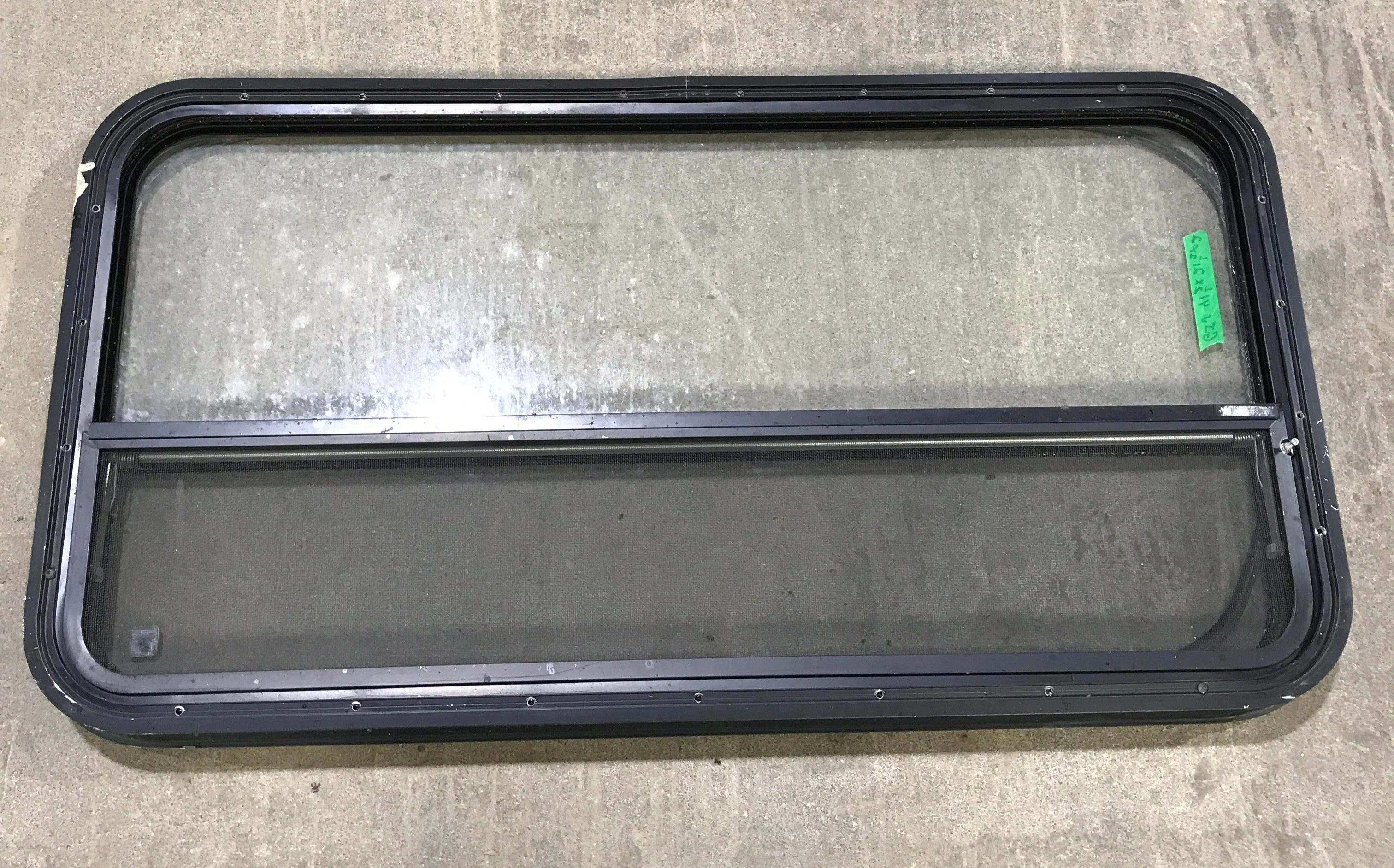 Used Black Radius Opening Window : 41 1/2" W x 21 1/2" H x 2" D - Image 5