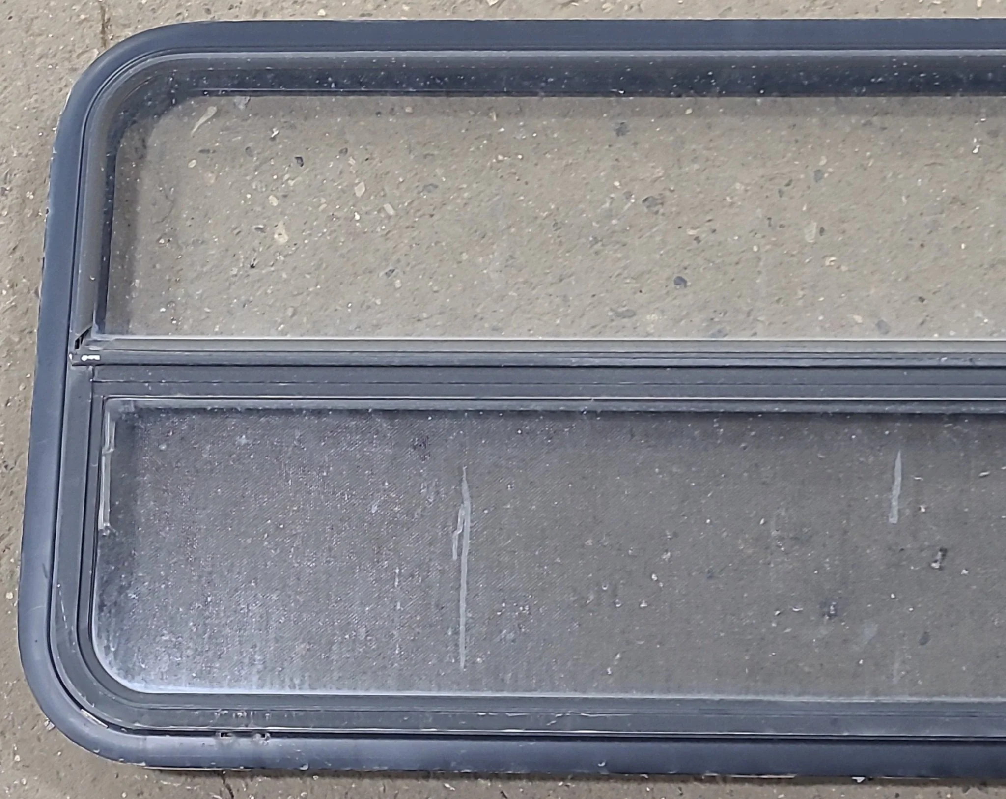 Used Black Radius Opening Window : 41 1/2" W x 21 1/4" H x 1 3/4" D - Image 2