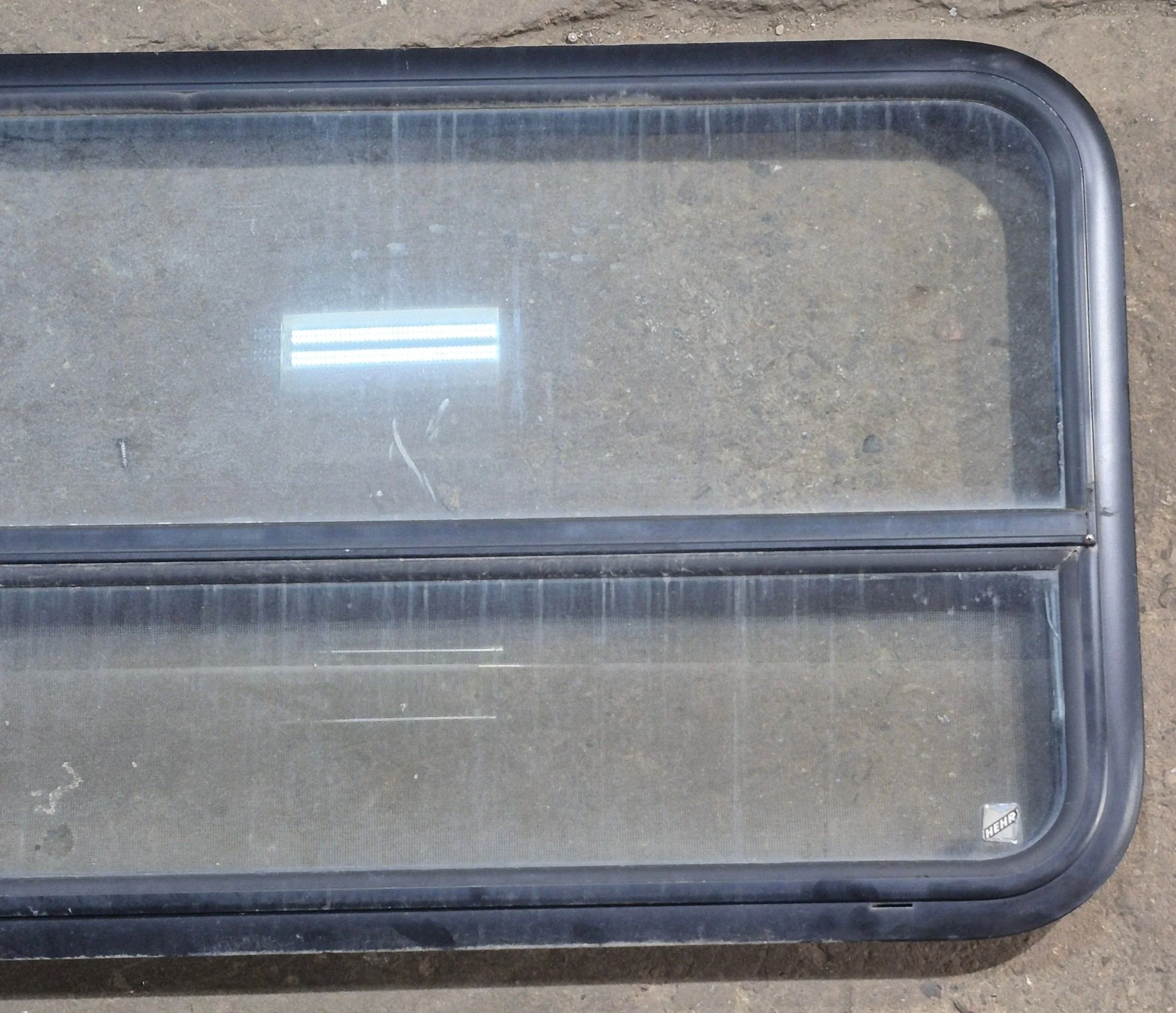Used Black Radius Opening Window : 41 1/4" W x 21 1/2" H x 1 7/8" D - Image 3
