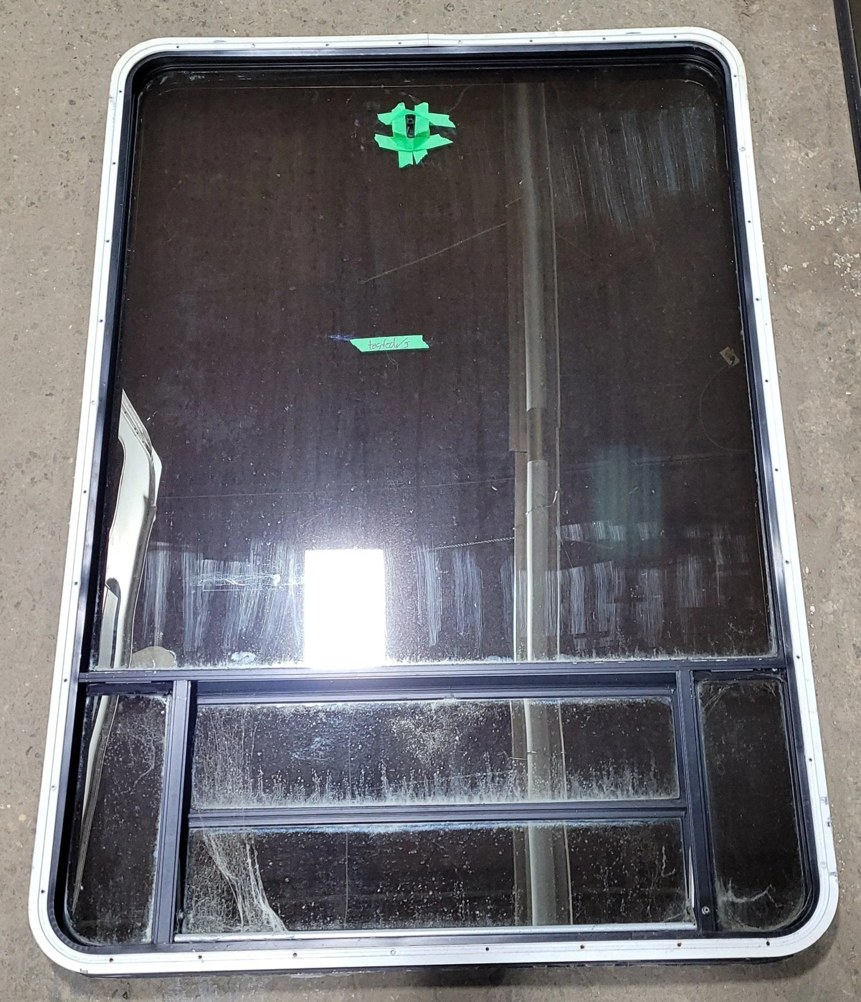 Used Black Radius Opening Window : 41 1/4" W X 59 1/2" H X 1 7/8" D - Image 4