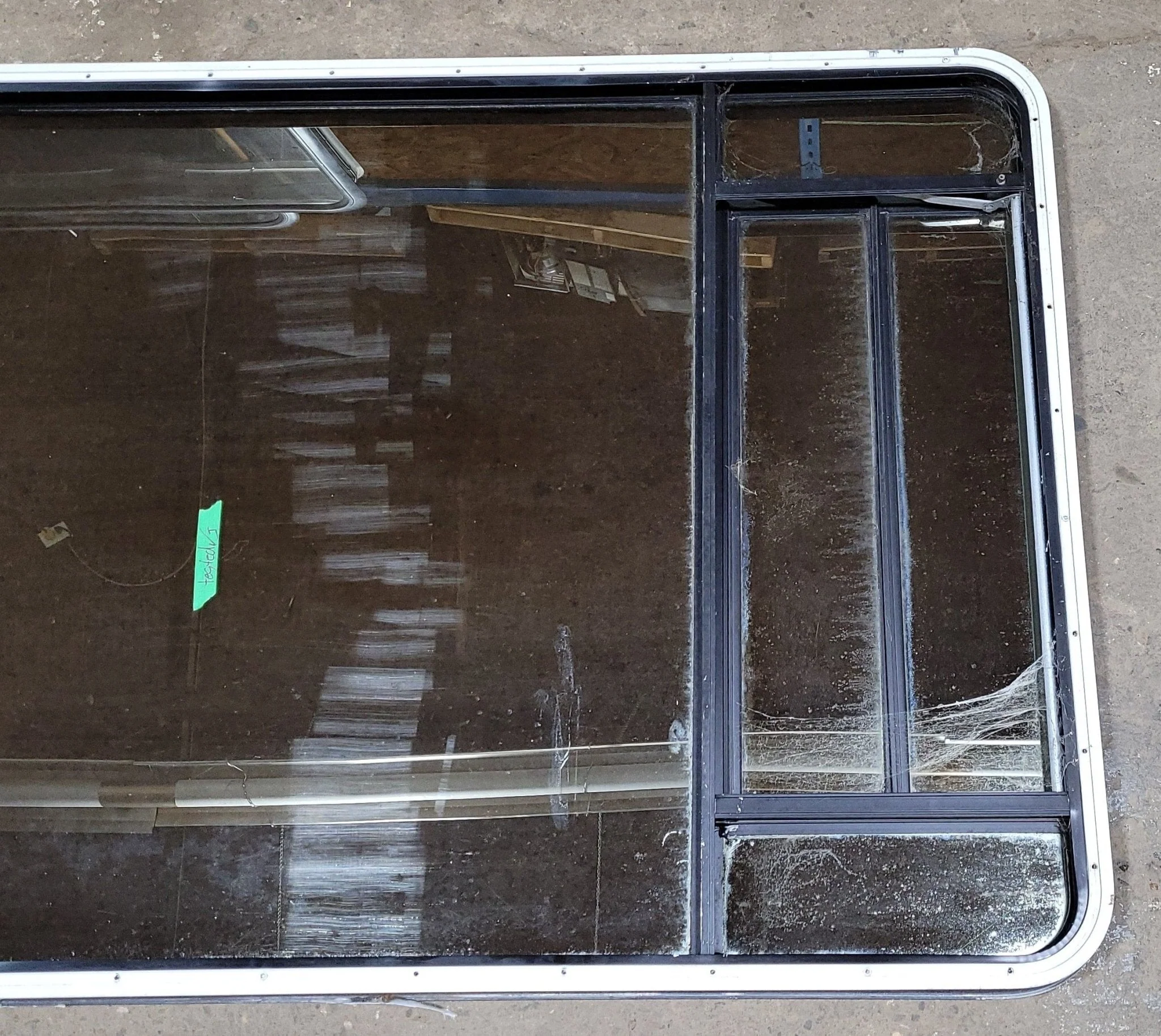 Used Black Radius Opening Window : 41 1/4" W X 59 1/2" H X 1 7/8" D - Image 5