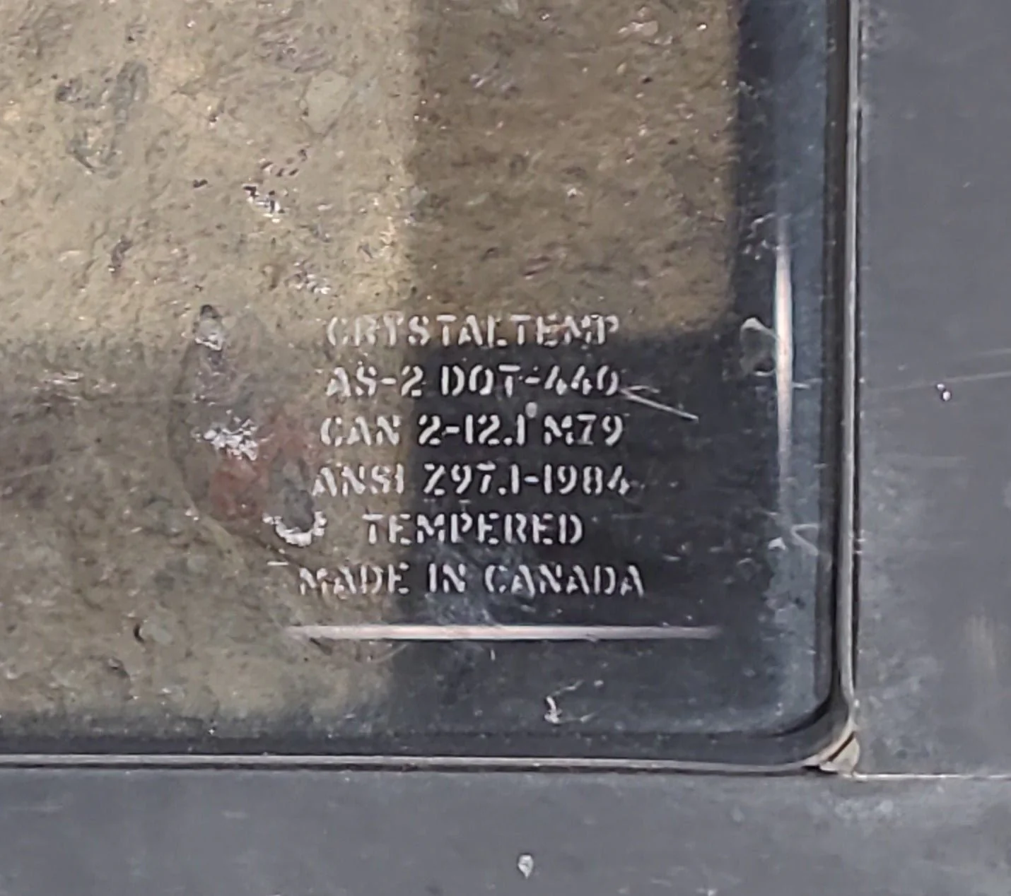 Used Black Radius Opening Window : 42 1/4" W x 11 3/4" H x 1 7/8" D - Image 4