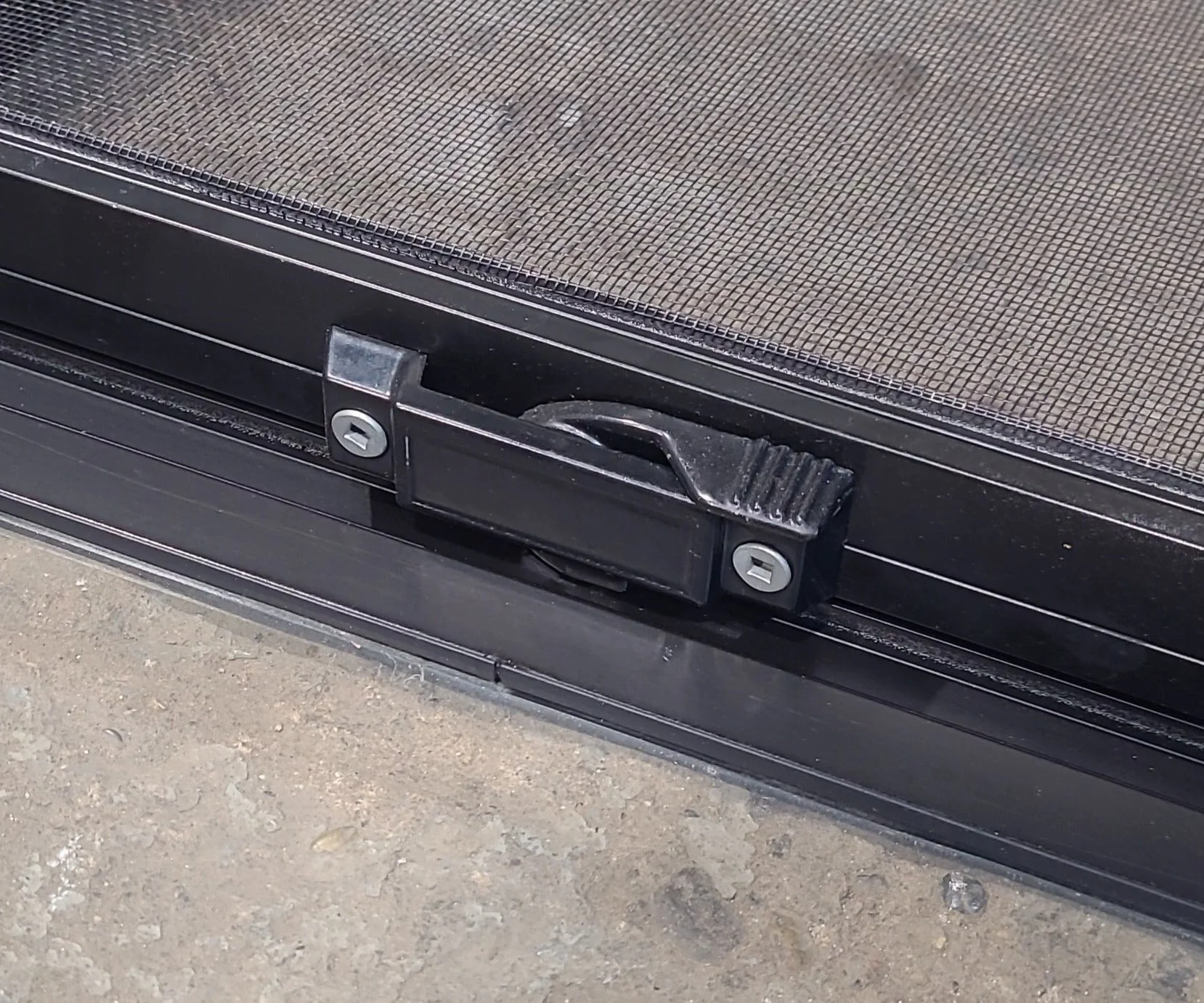 Used Black Radius Opening Window : 42 1/4" W x 11 3/4" H x 1 7/8" D - Image 9