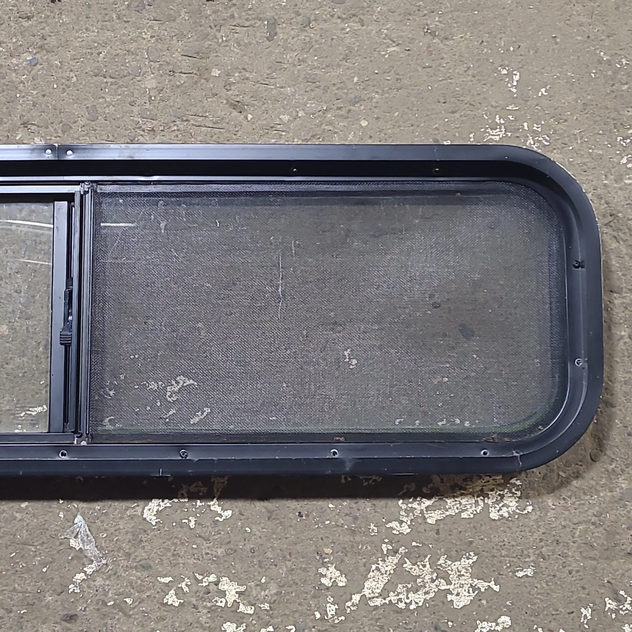 Used Black Radius Opening Window : 42 1/4" W x 11 3/4" H x 1 7/8" D - Image 6