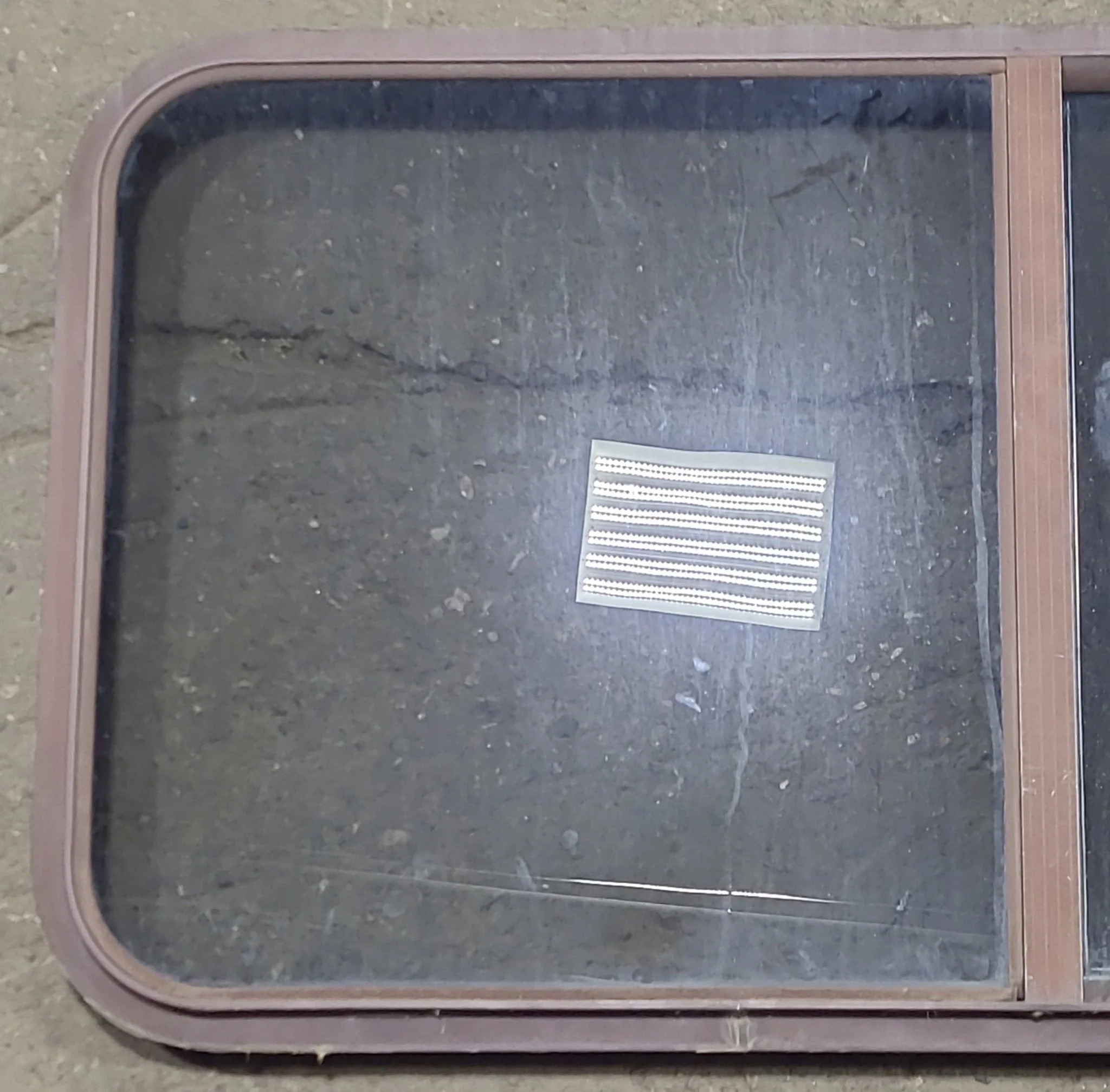 Used Black Radius Opening Window : 42 1/4" W x 21 3/4" H x 1 3/8" D - Image 2