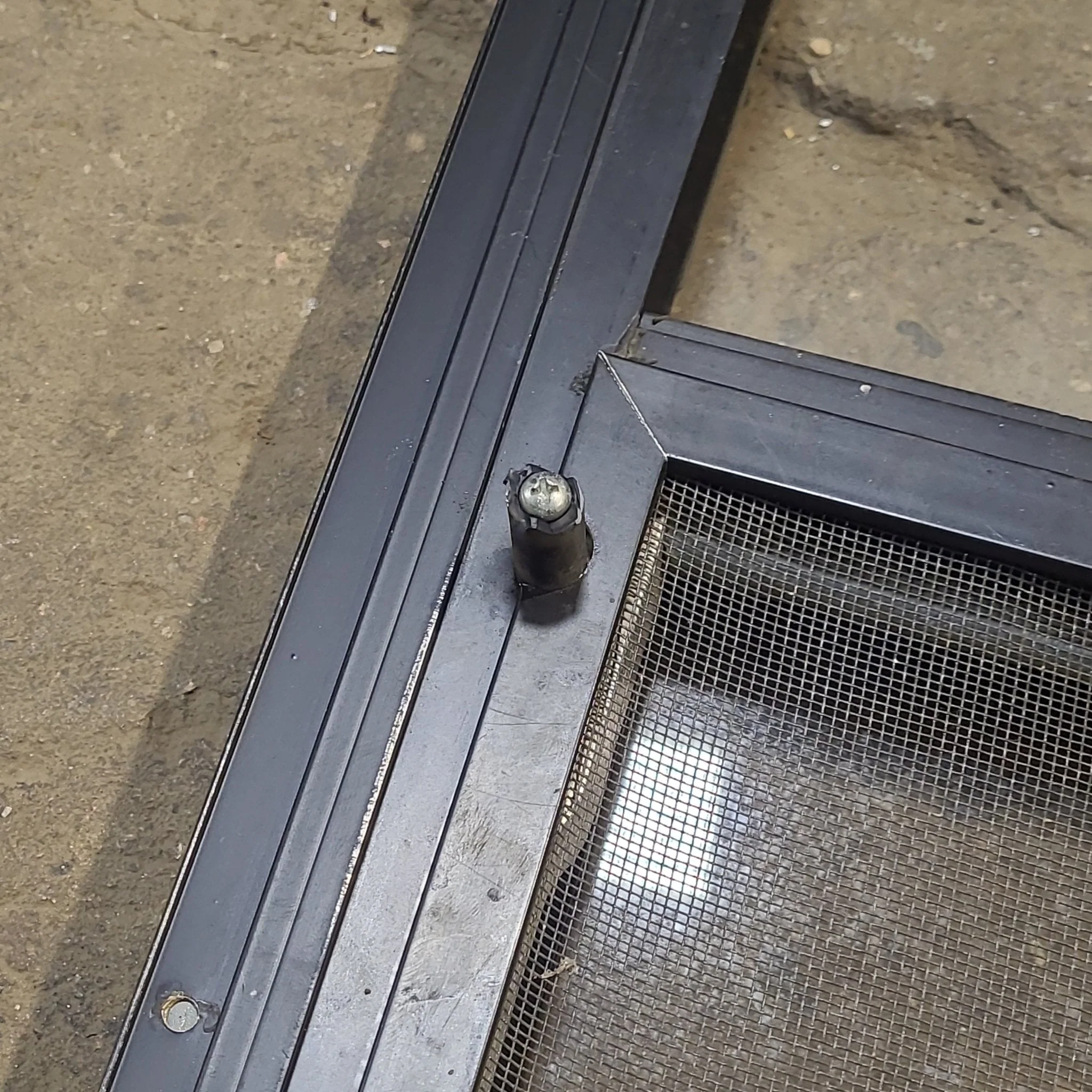 Used Black Radius Opening Window : 42 1/4" W x 22 1/4" H x 1 1/4" D - Image 7