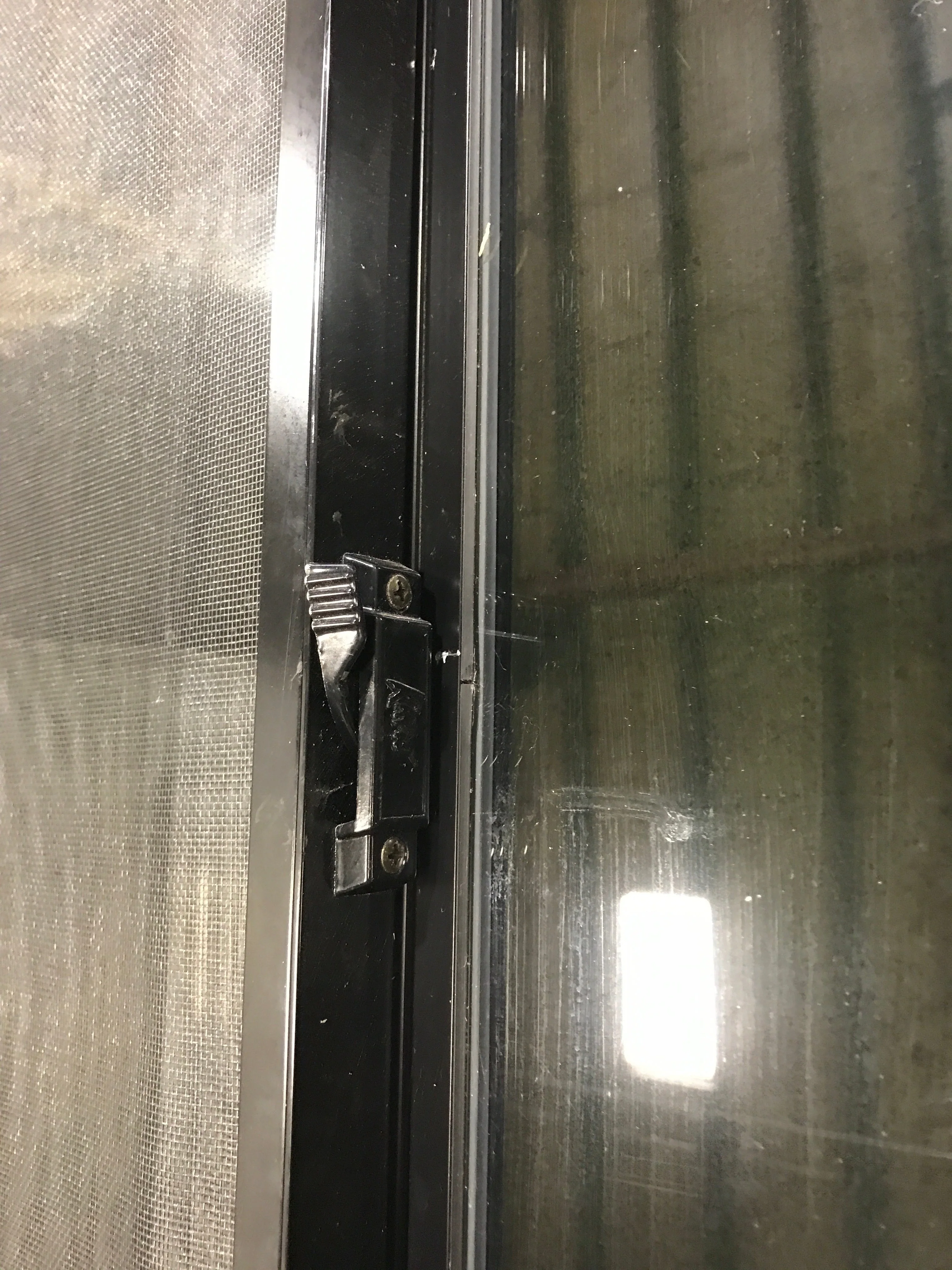 Used Black Radius Opening Window : 45 1/2" W x 34 1/2" H x 1 7/8" D - Image 5