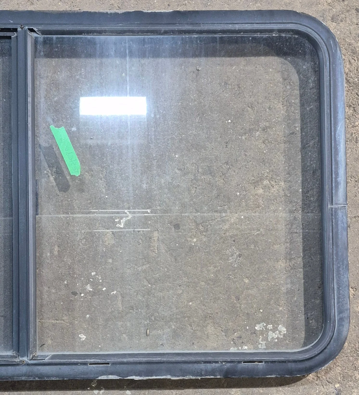 Used Black Radius Opening Window : 45 1/4" W x 25 1/4" H x 1 7/8" D - Image 3
