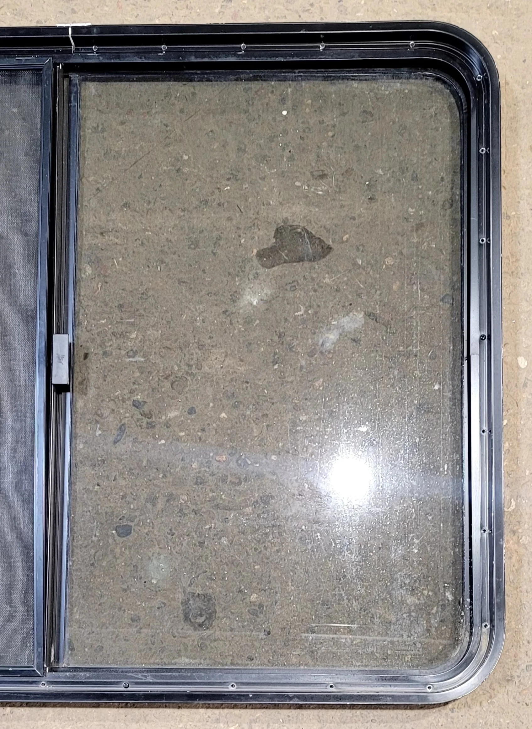 Used Black Radius Opening Window : 45 1/4" W x 34 1/2" H x 1 7/8" D - Image 6