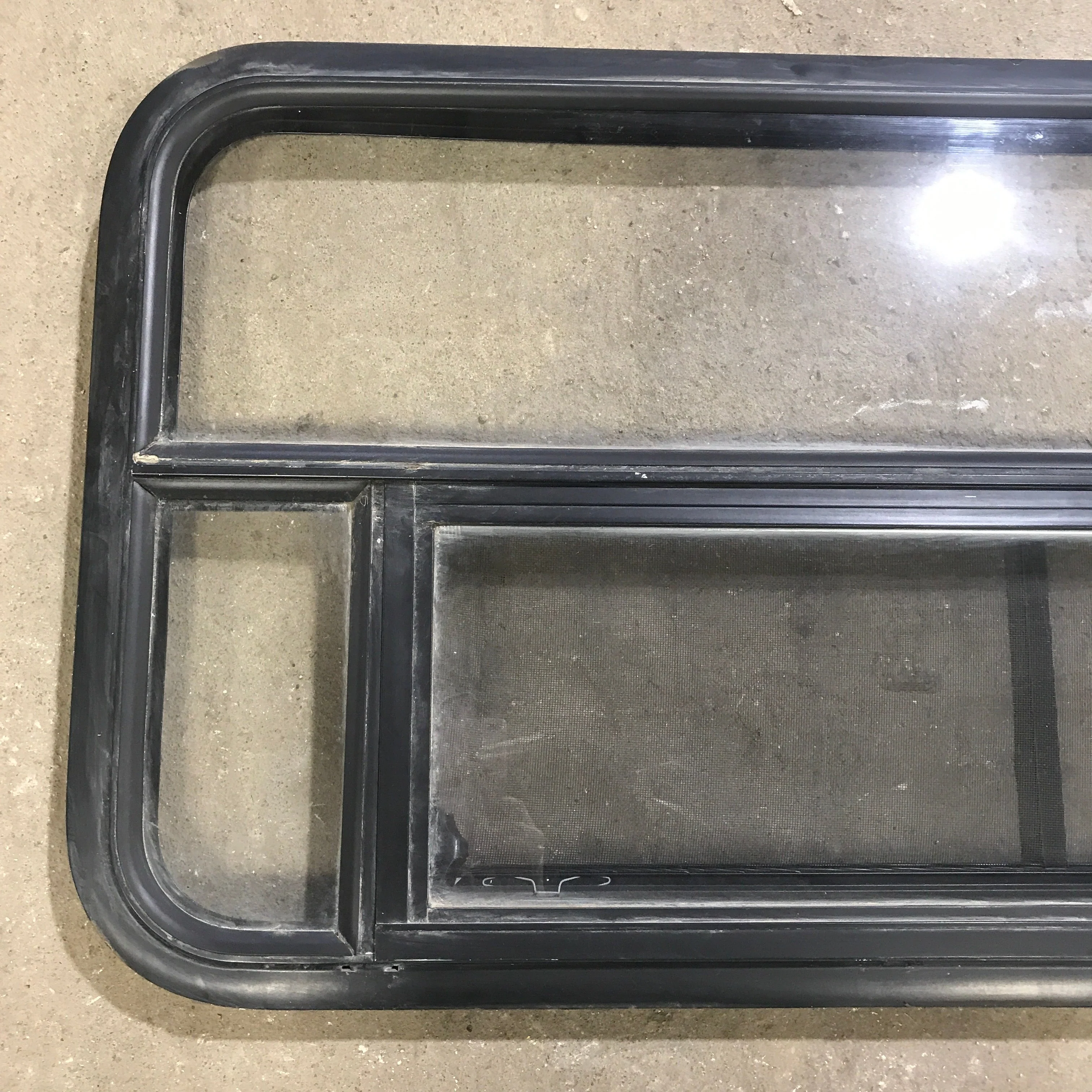Used Black Radius Opening Window : 45.5" x 21.25" x 1.875" - Image 2
