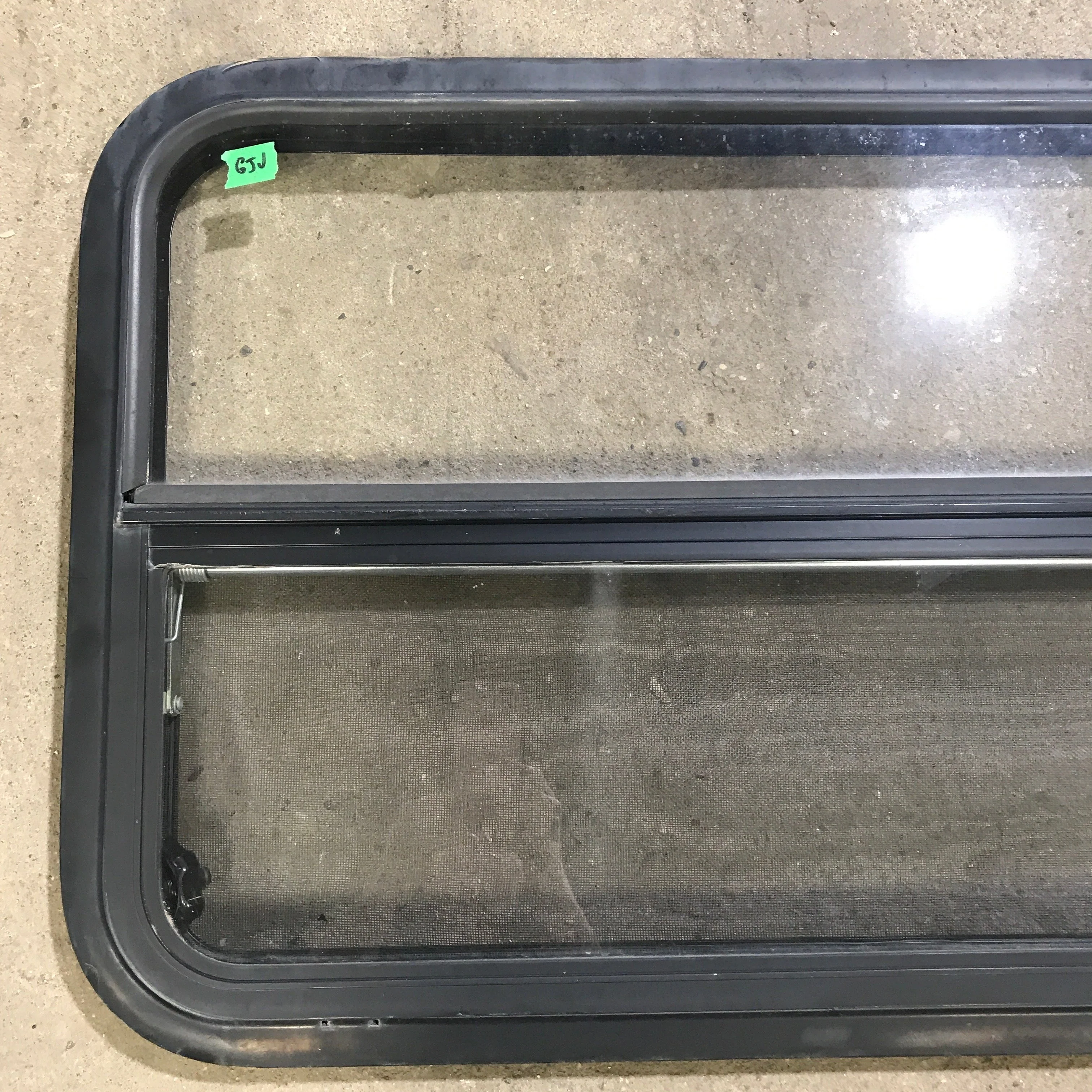 Used Black Radius Opening Window : 45.5" x 21.25" x 1.875" - Image 2