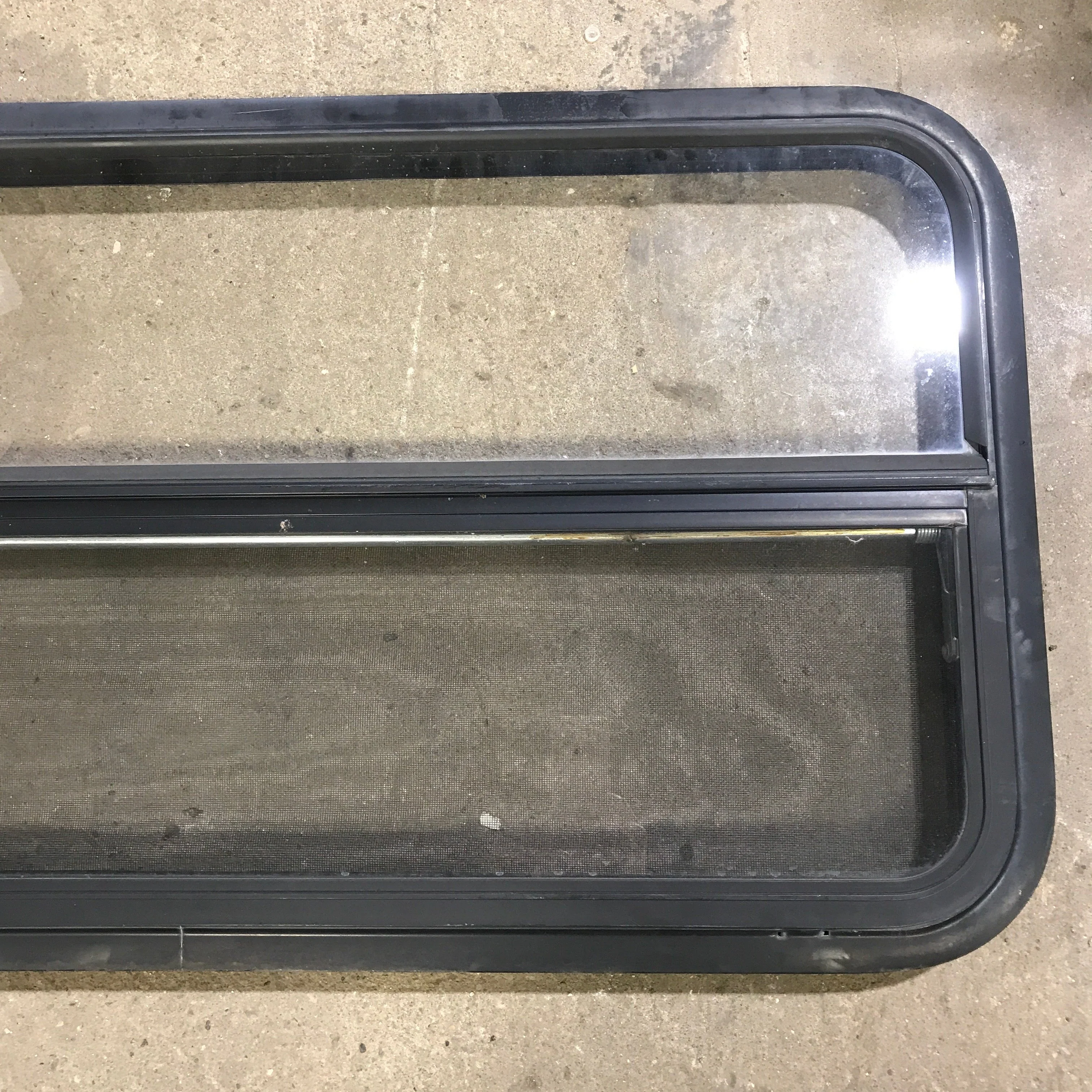 Used Black Radius Opening Window : 45.5" x 21.25" x 1.875" - Image 3