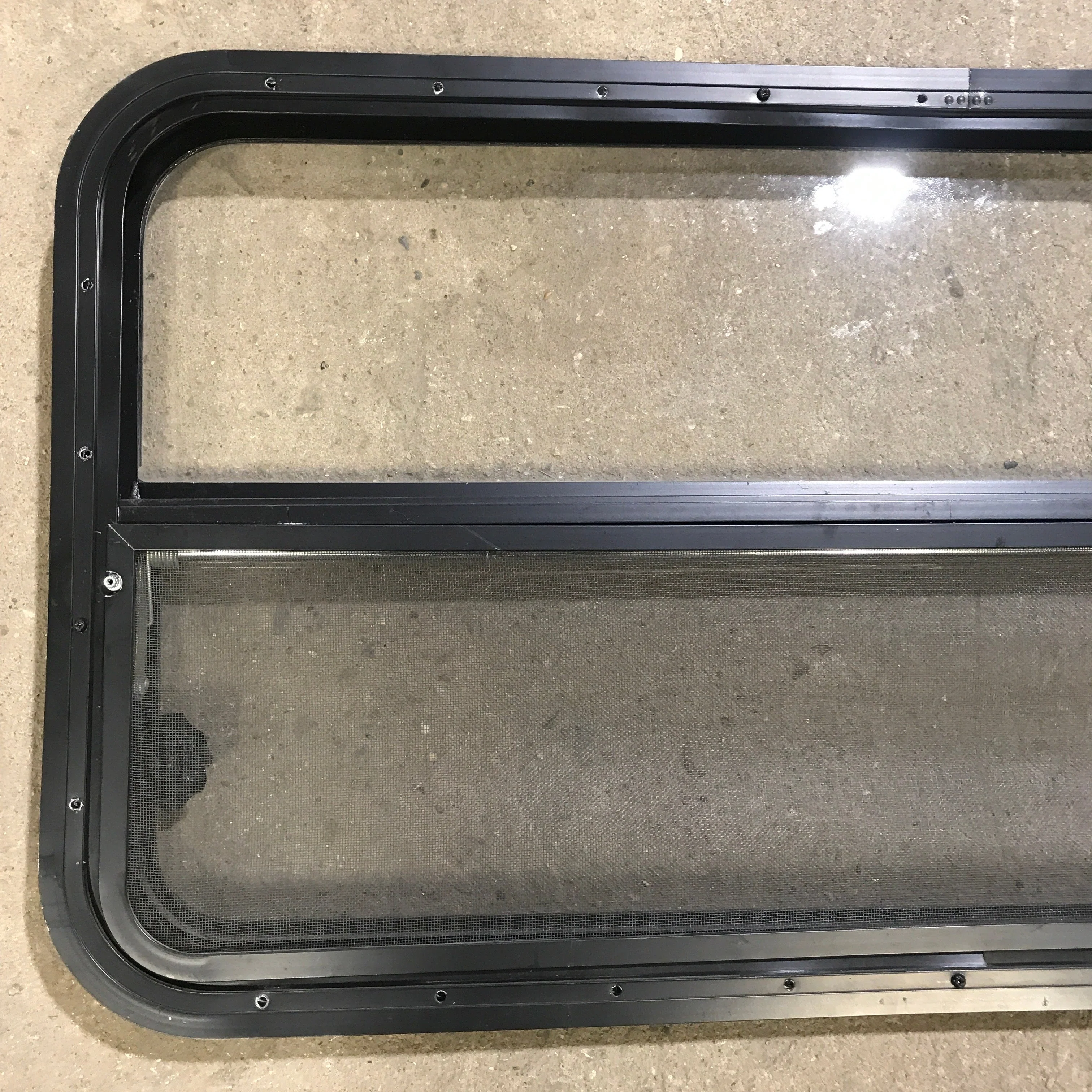 Used Black Radius Opening Window : 45.5" x 21.25" x 1.875" - Image 5