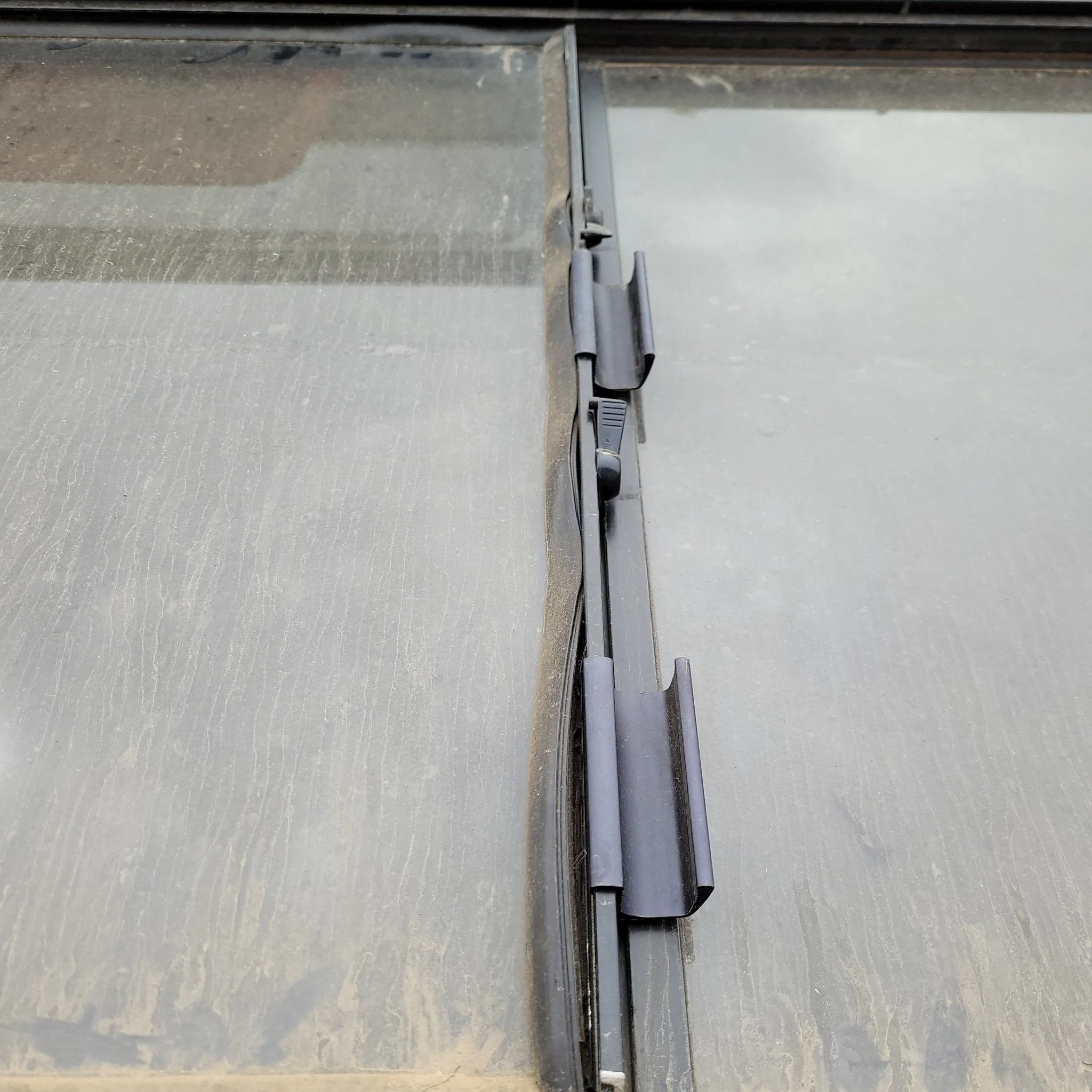 Used Black Radius Opening Window : 46 X 26 X 2" D - Image 2