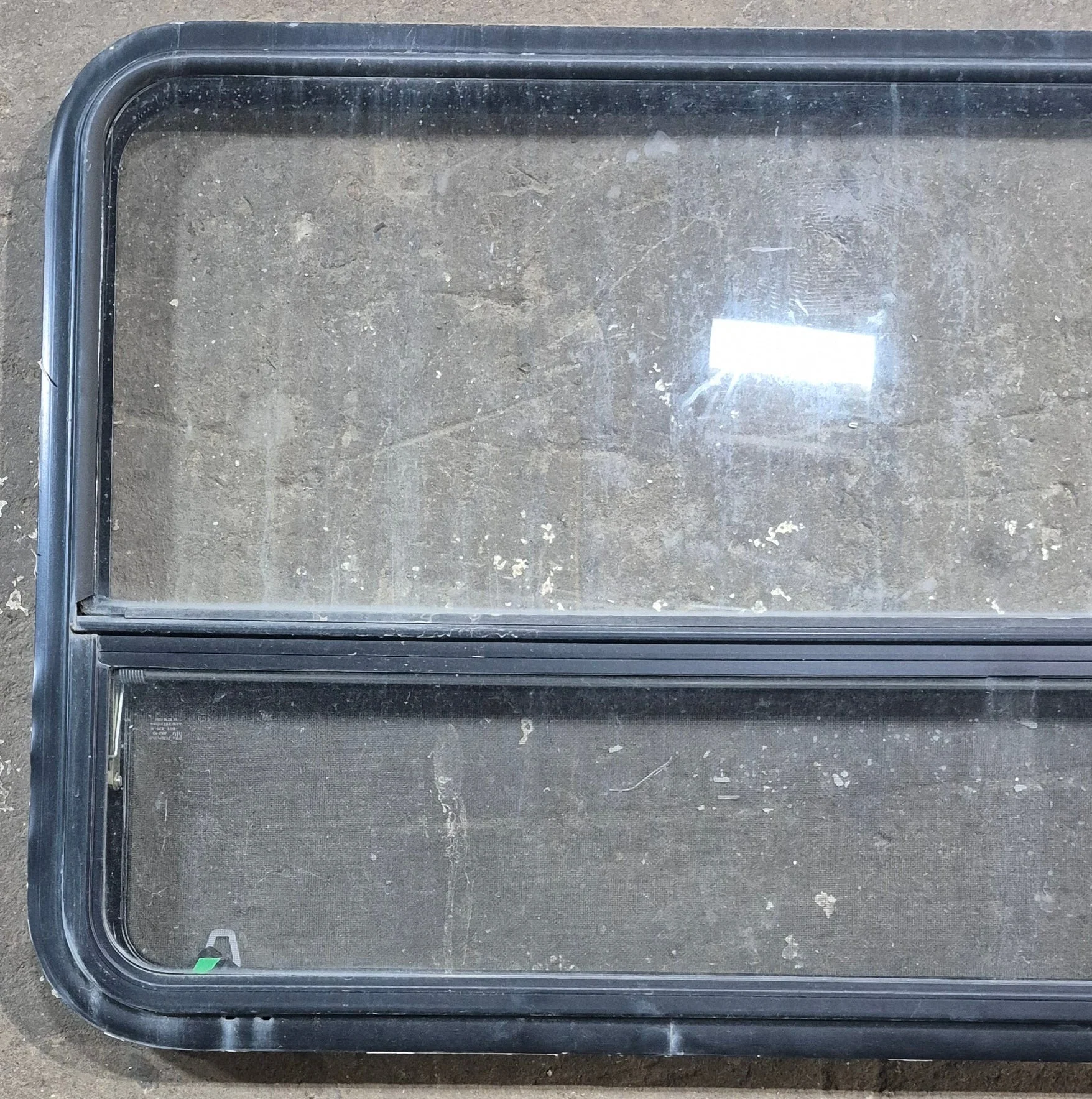 Used Black Radius Opening Window : 47 1/2" W x 28 1/4" H x 1 1/4" D - Image 2