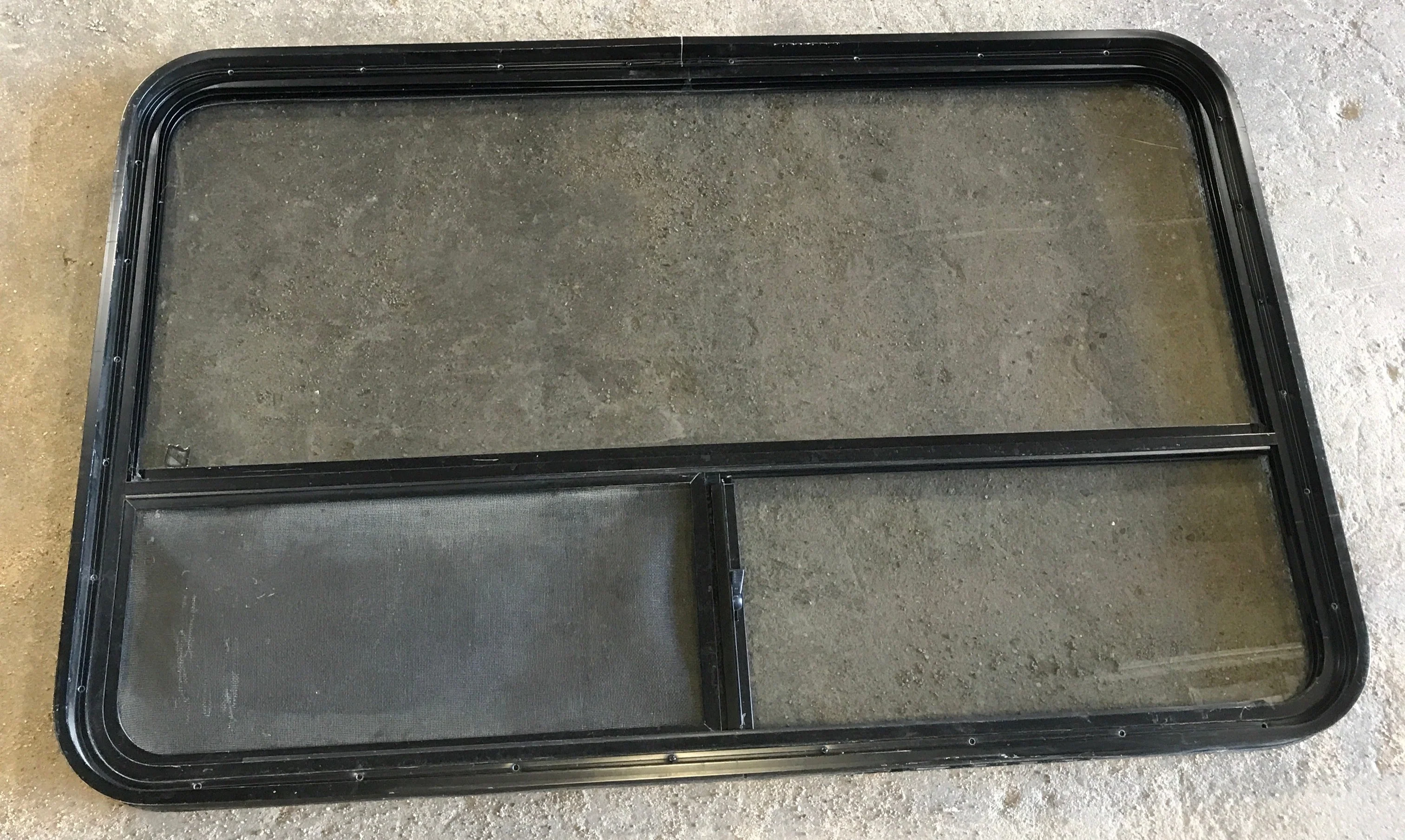 Used Black Radius Opening Window : 47 1/2" W x 30" H x 2" D - Image 4