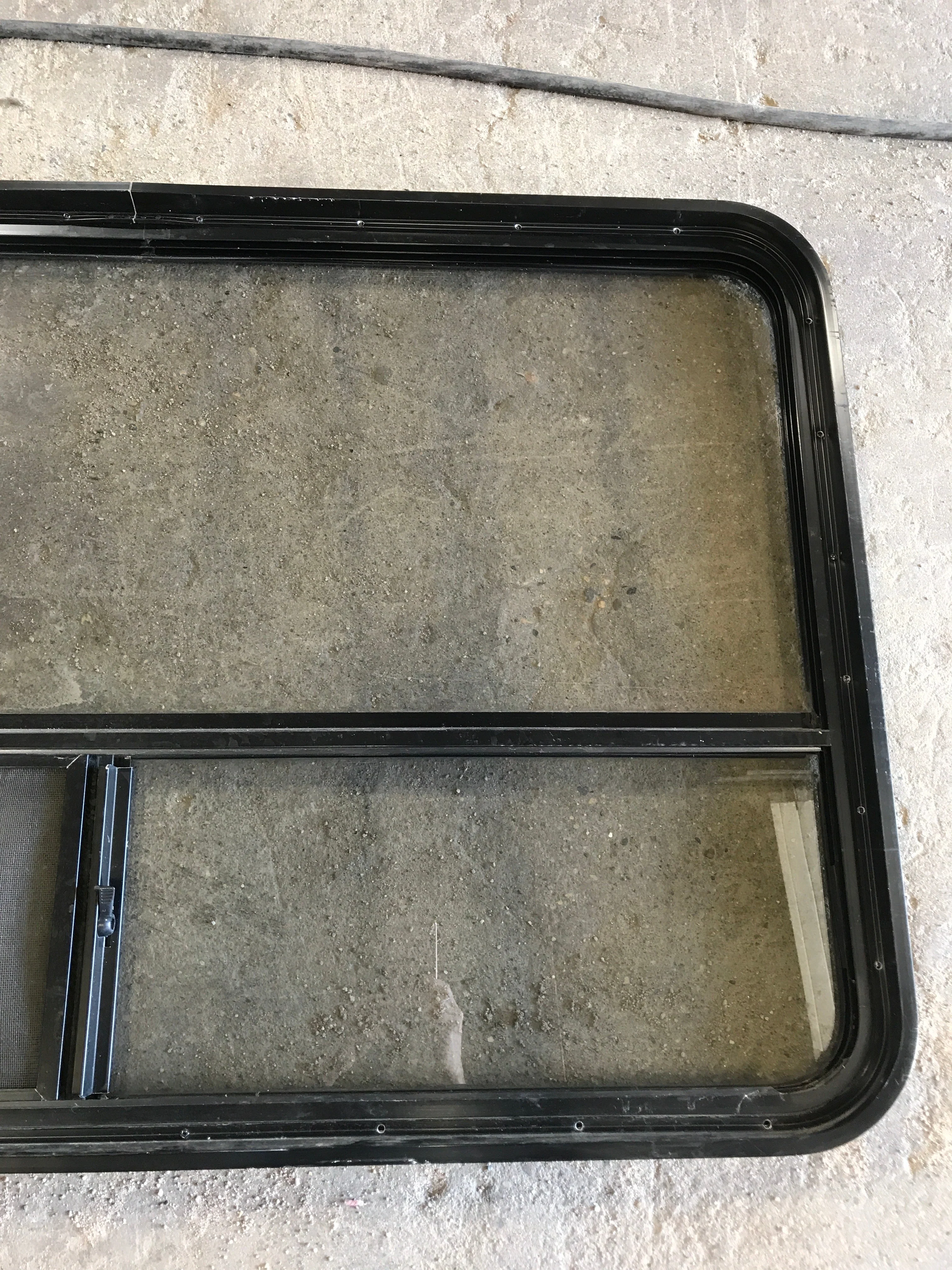 Used Black Radius Opening Window : 47 1/2" W x 30" H x 2" D - Image 6