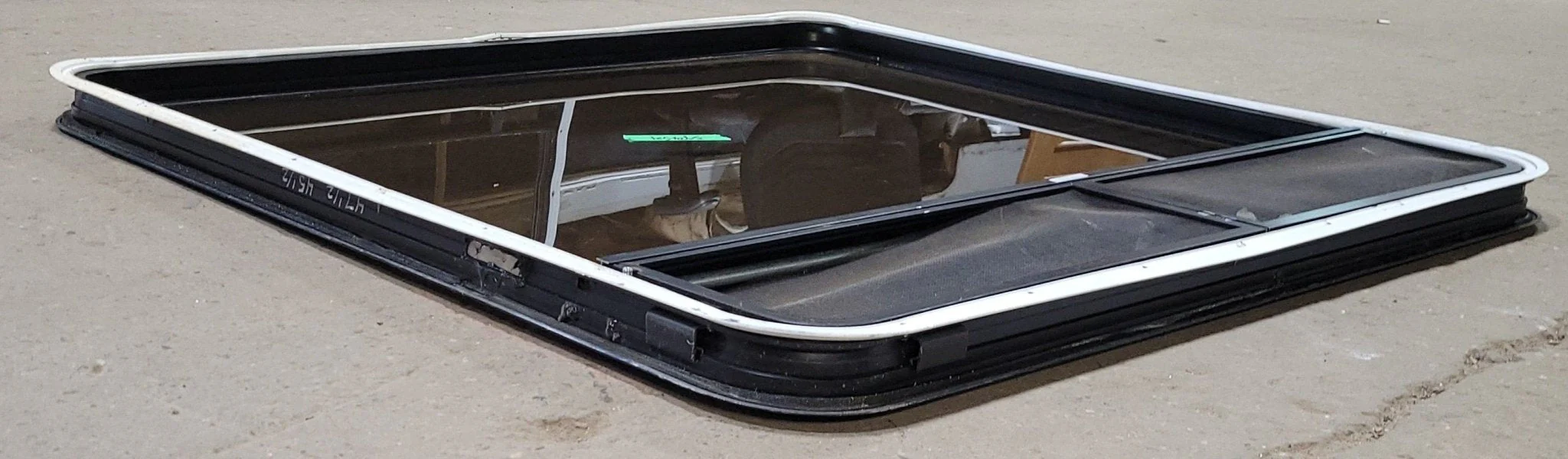 Used Black Radius Opening Window : 47 1/2" W X 45 1/2" H X 1 7/8" D - Image 7