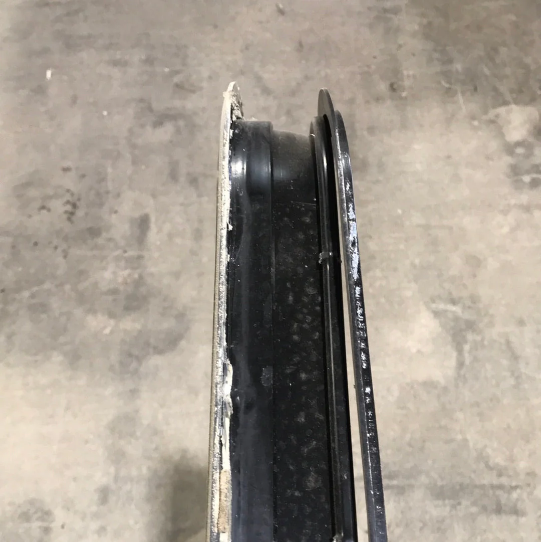 Used Black Radius Opening Window : 47 3/4 X 21 3/4 X 2" D - Image 3