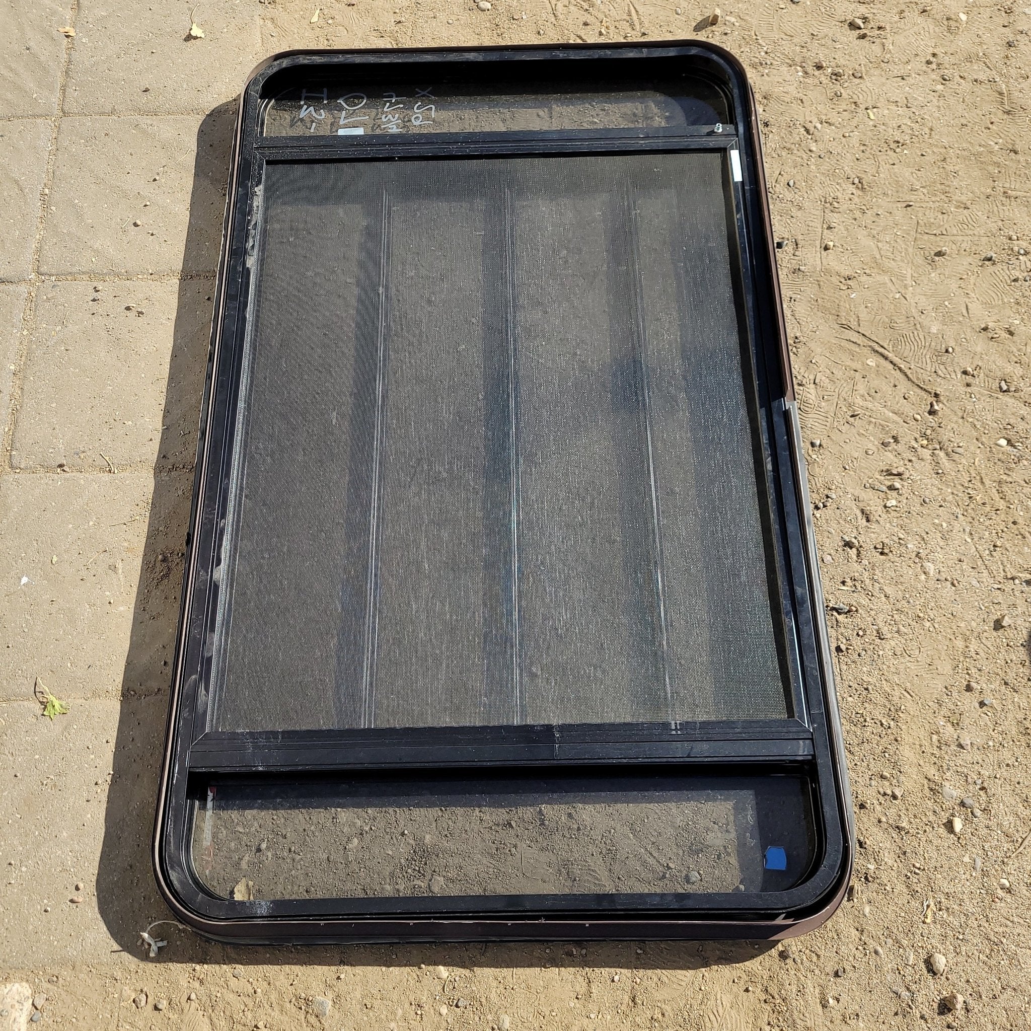 Used Black Radius Opening Window : 47 3/4 X 29 X 2" D - Image 2
