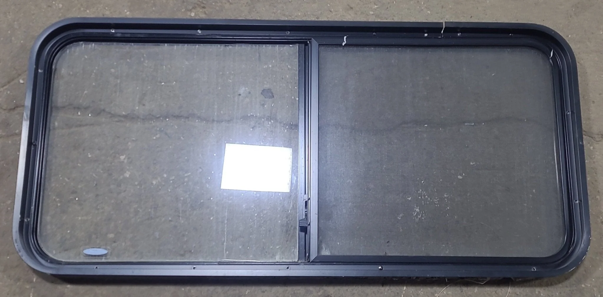 Used Black Radius Opening Window : 47 3/8" W x 21 3/4" H x 1 7/8" D - Image 4