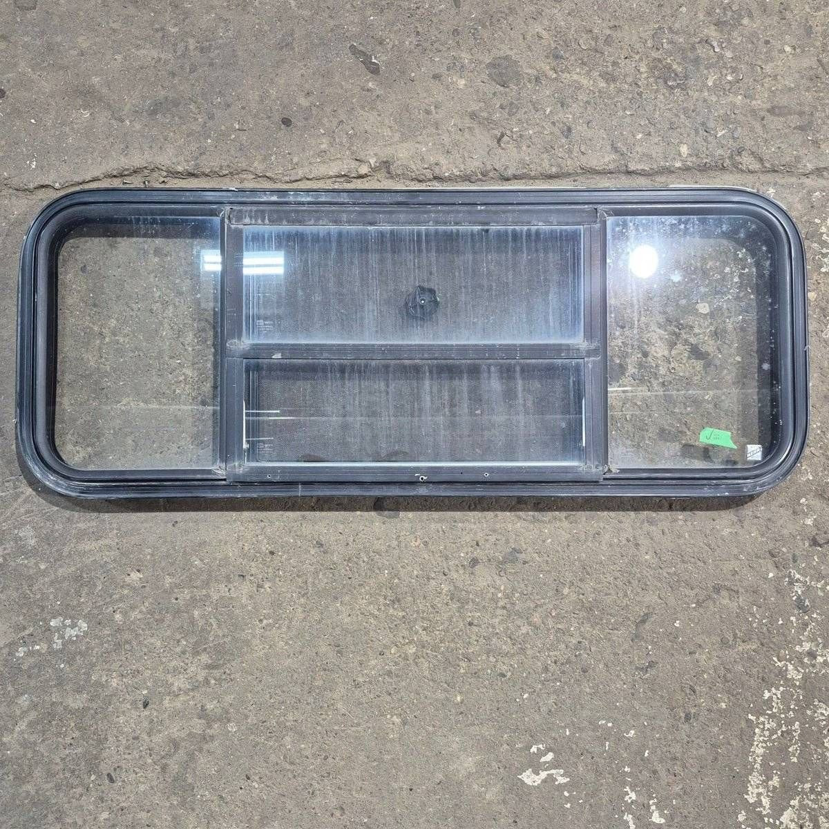 Used Black Radius Opening Window - 47.5 X 17.5 X 1.875