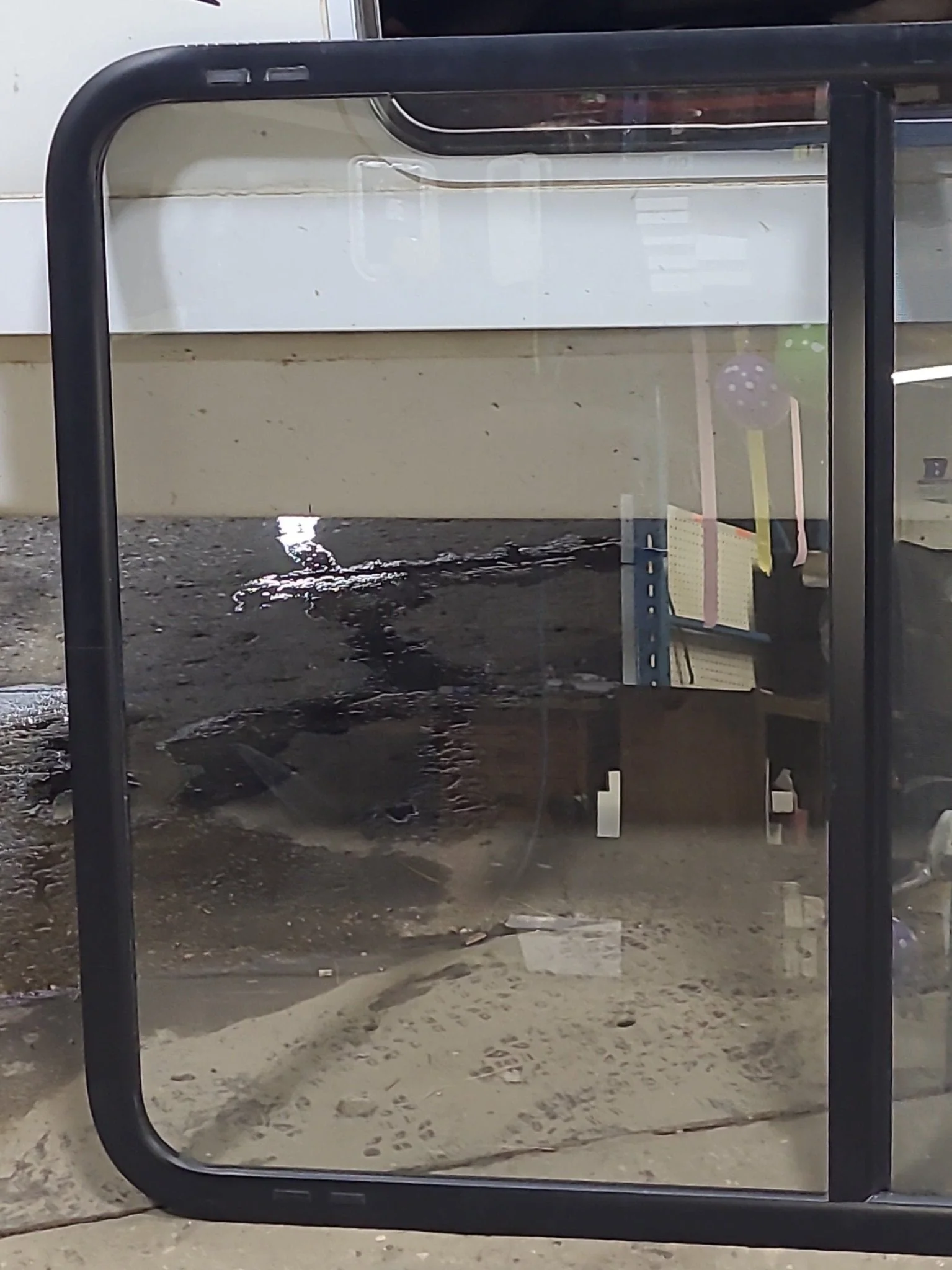 Used Black Radius Opening Window : 47 7/8" W x 35 7/8" H x 7/8" D - Image 2