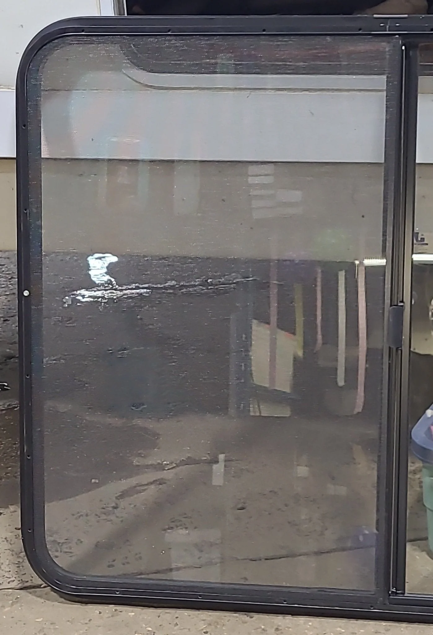 Used Black Radius Opening Window : 47 7/8" W x 35 7/8" H x 7/8" D - Image 5
