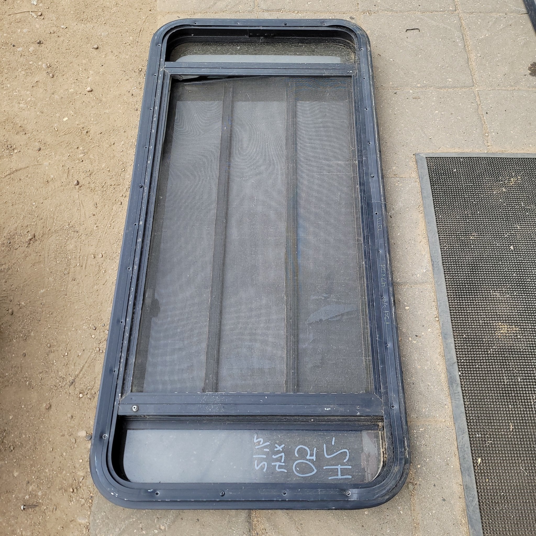 Used Black Radius Opening Window : 47 X 21 1/2 X 2" D - Image 2