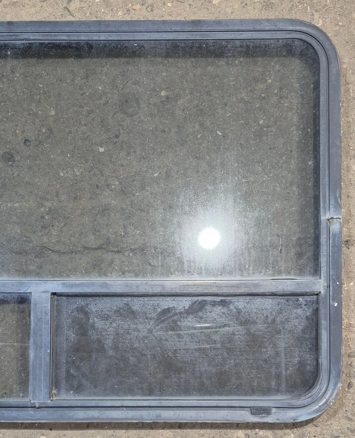 Used Black Radius Opening Window : 48 1/4" W x 31 3/4" H x 1 7/8" - Image 2