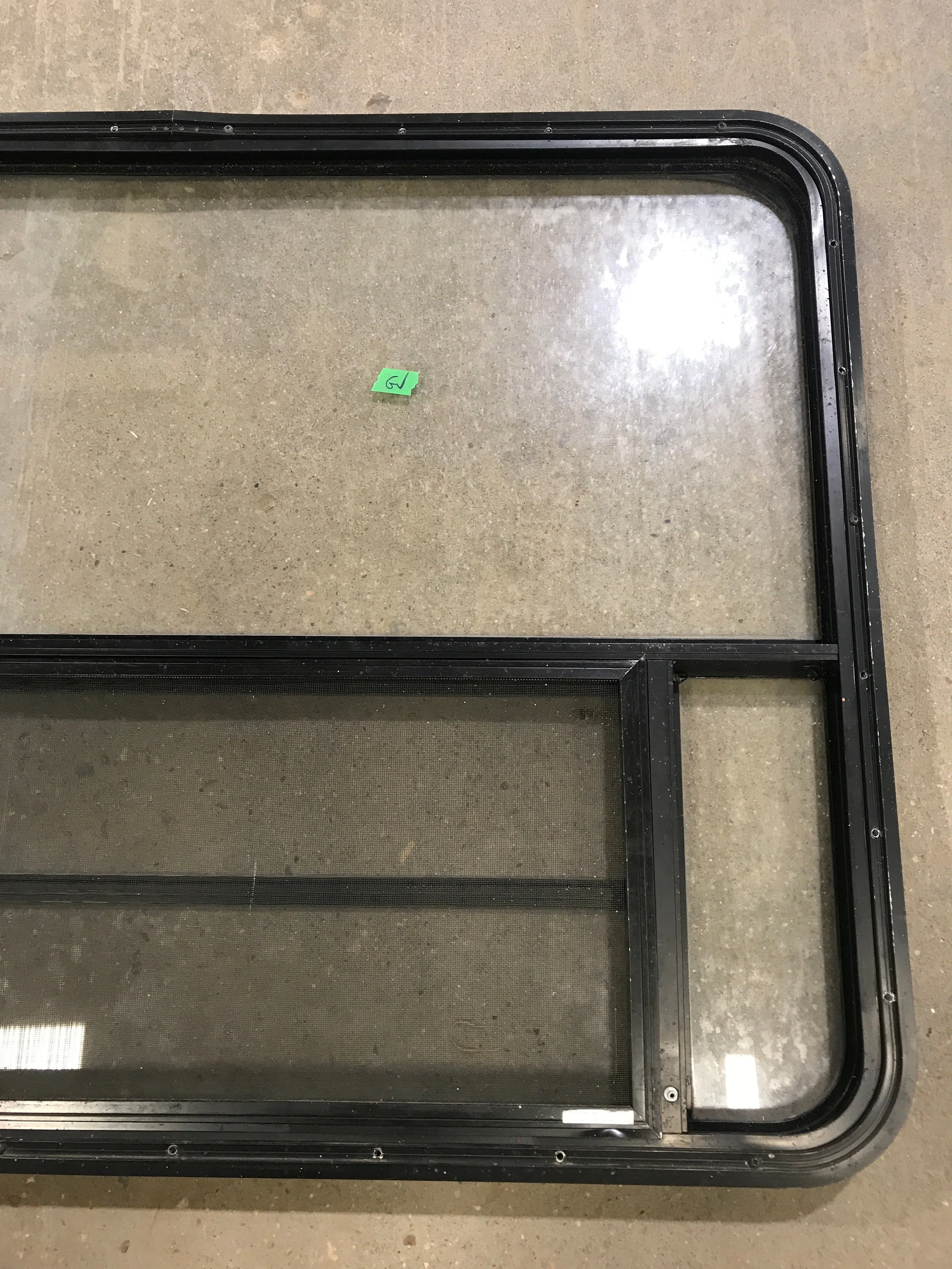 Used Black Radius Opening Window : 48" W x 34 1/2" H x 2" D - Image 8