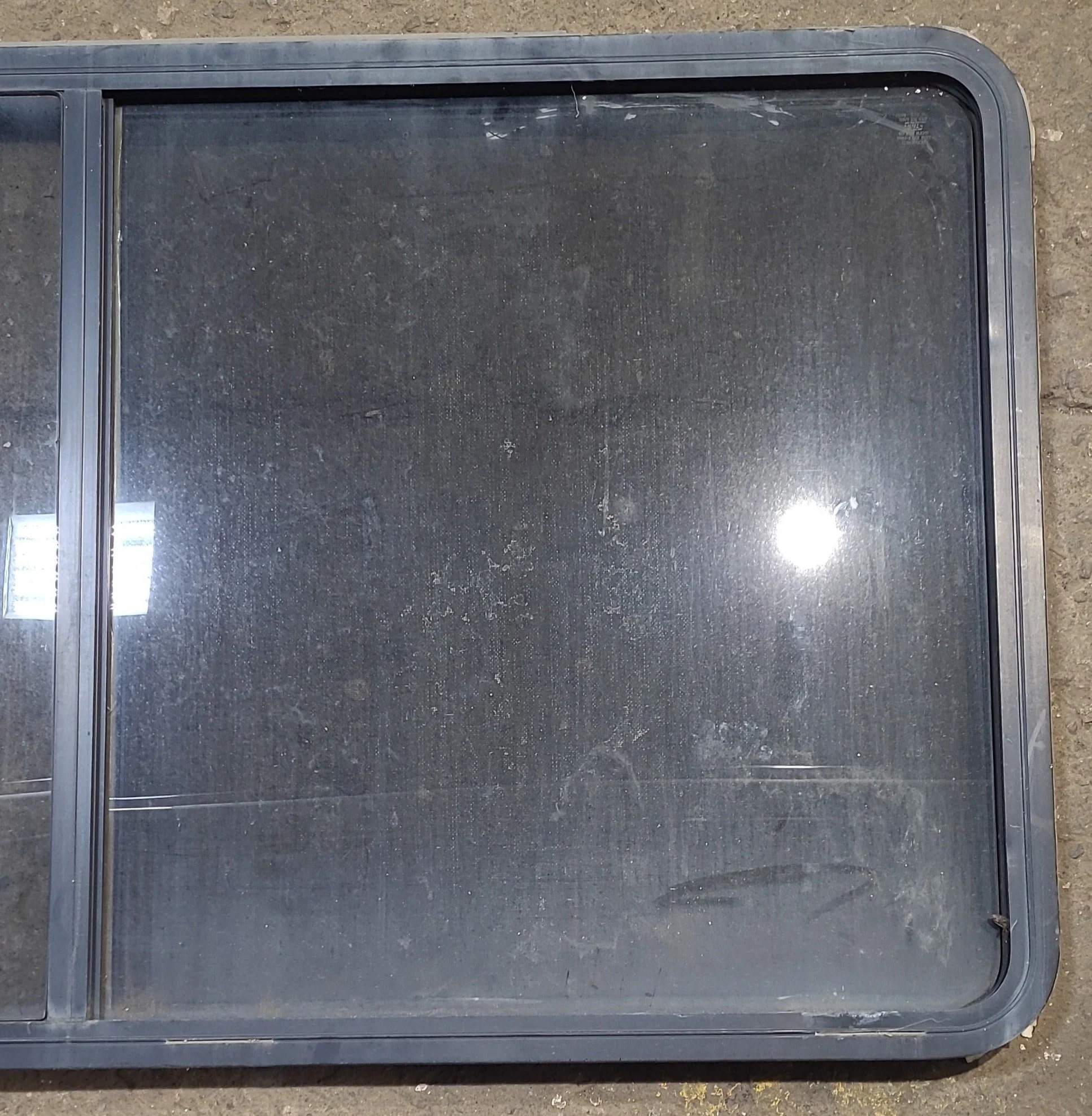 Used Black Radius Opening Window : 57" W x 27 3/4" H x 1 7/8" D - Image 2
