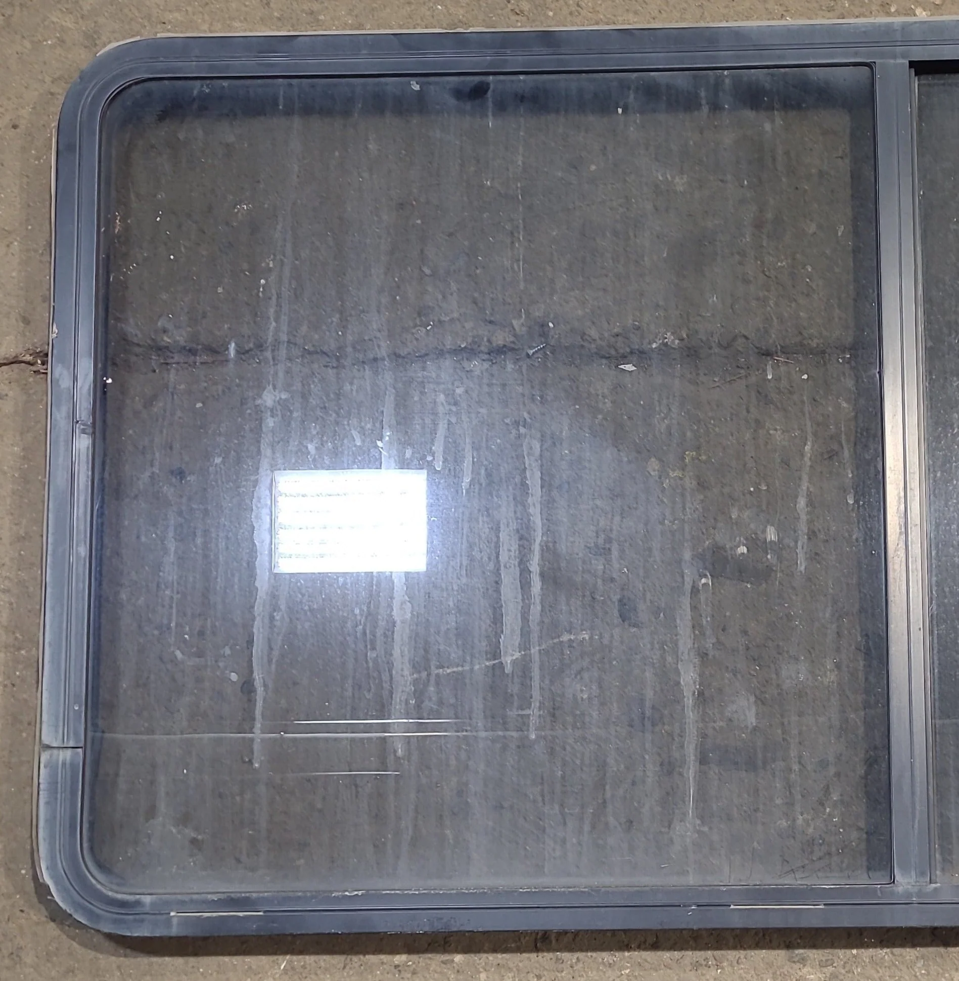 Used Black Radius Opening Window : 57" W x 27 3/4" H x 1 7/8" D - Image 3